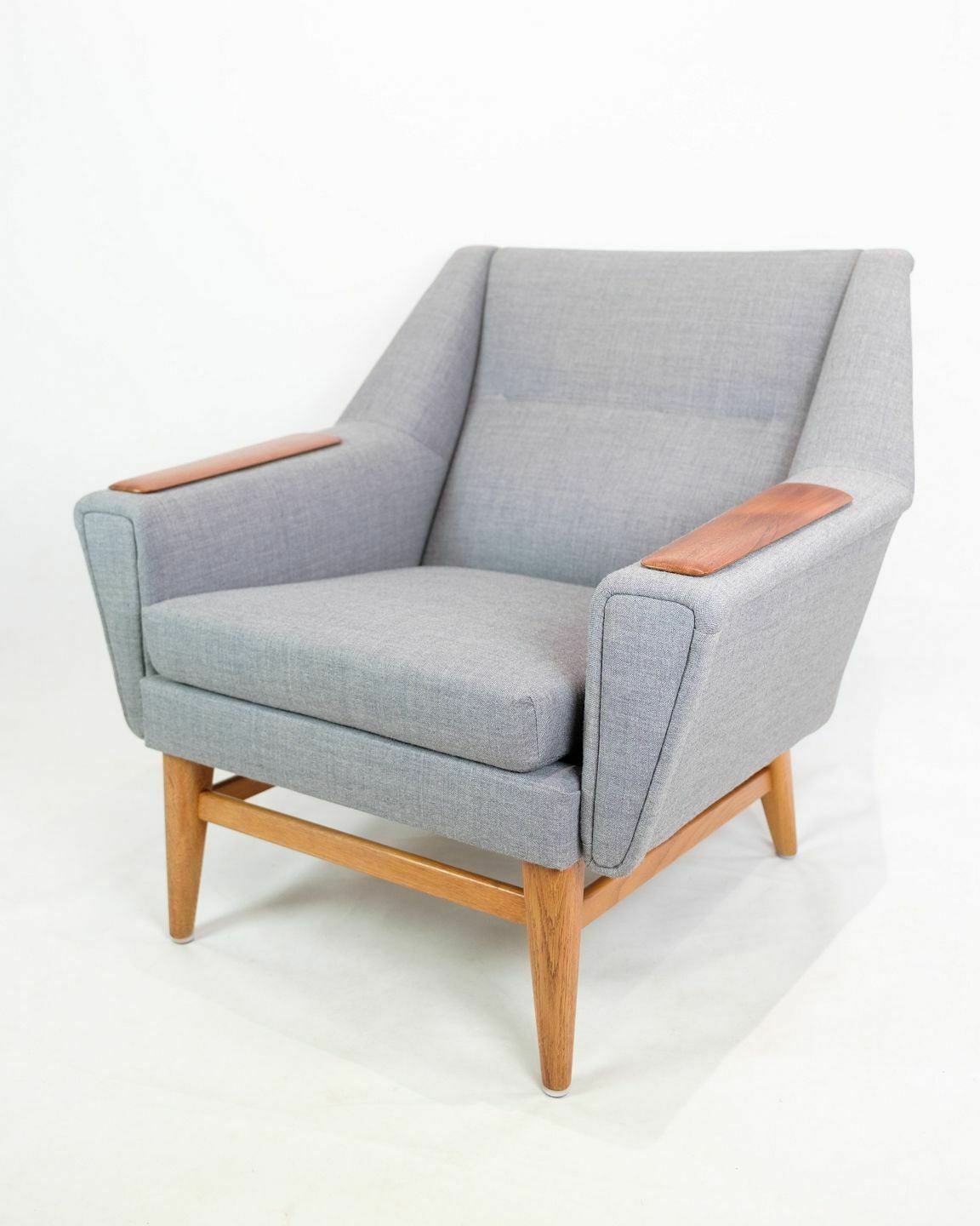 Armchair In Oak & Teak, Danish Design From 1960s
