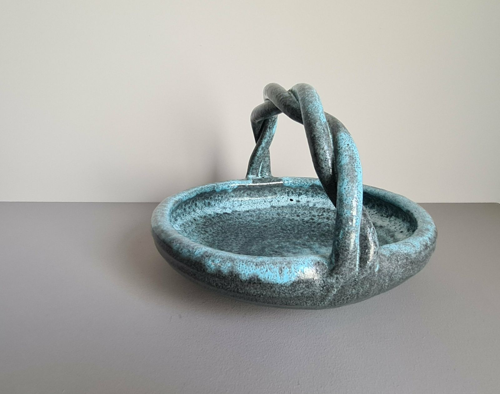 Fruit Bowl Or Dish Vallauris / 50s / French Ceramics / Craft Work / France / 20th Century photo for sale