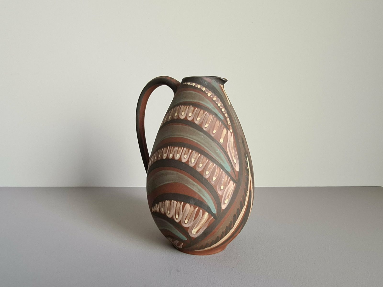 60s Carafe Pitcher / Arts And Crafts / Collectible Ceramics / Vintage / Signed / Mid Century photo buy