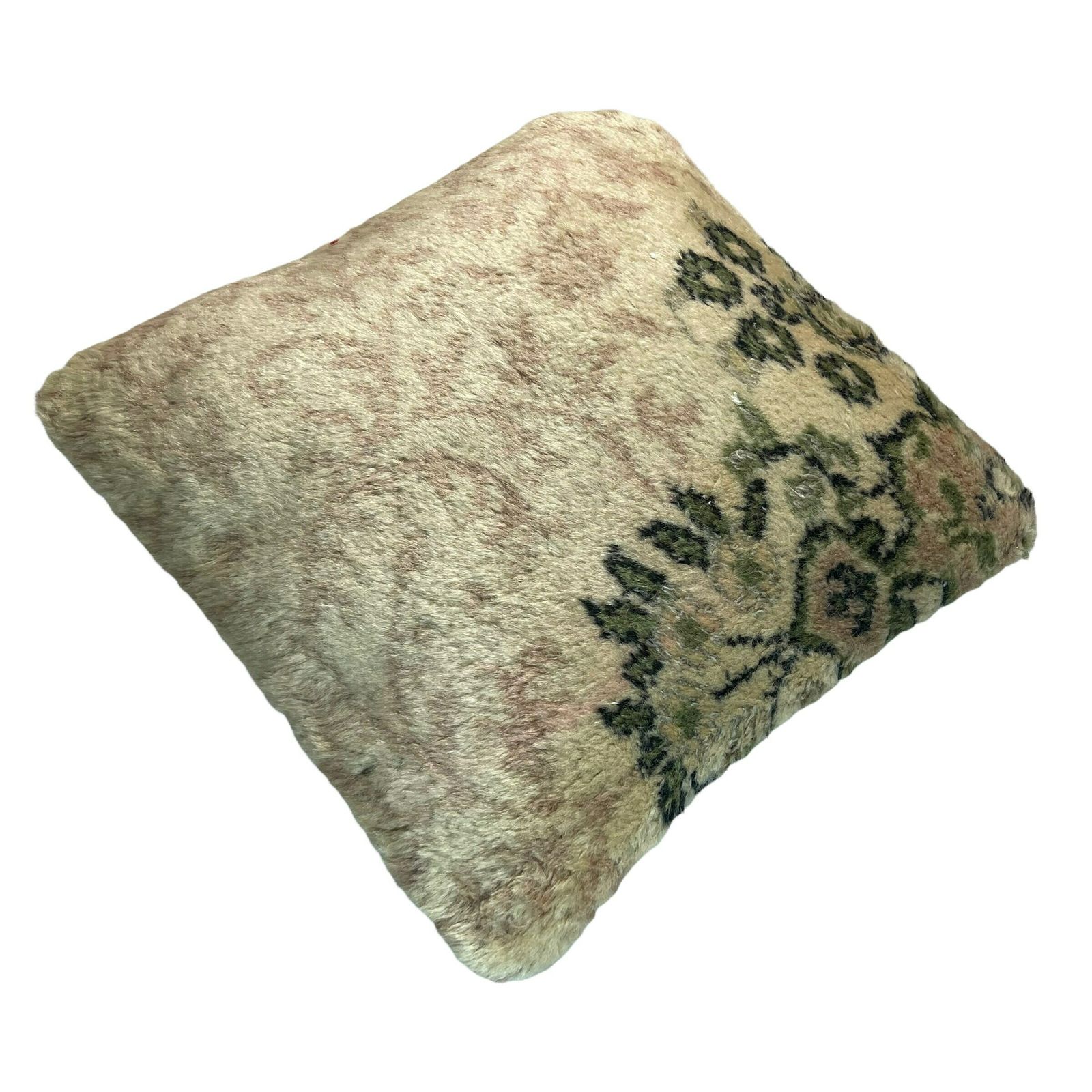 18'' X 18'' Vintage Handgemaakte Tapijtkussenhoes, 45 X 45 Cm Decoratieve Tapijtkussenhoes, Grote Vintage Turkse Tapijtkussenhoes photo vinterior