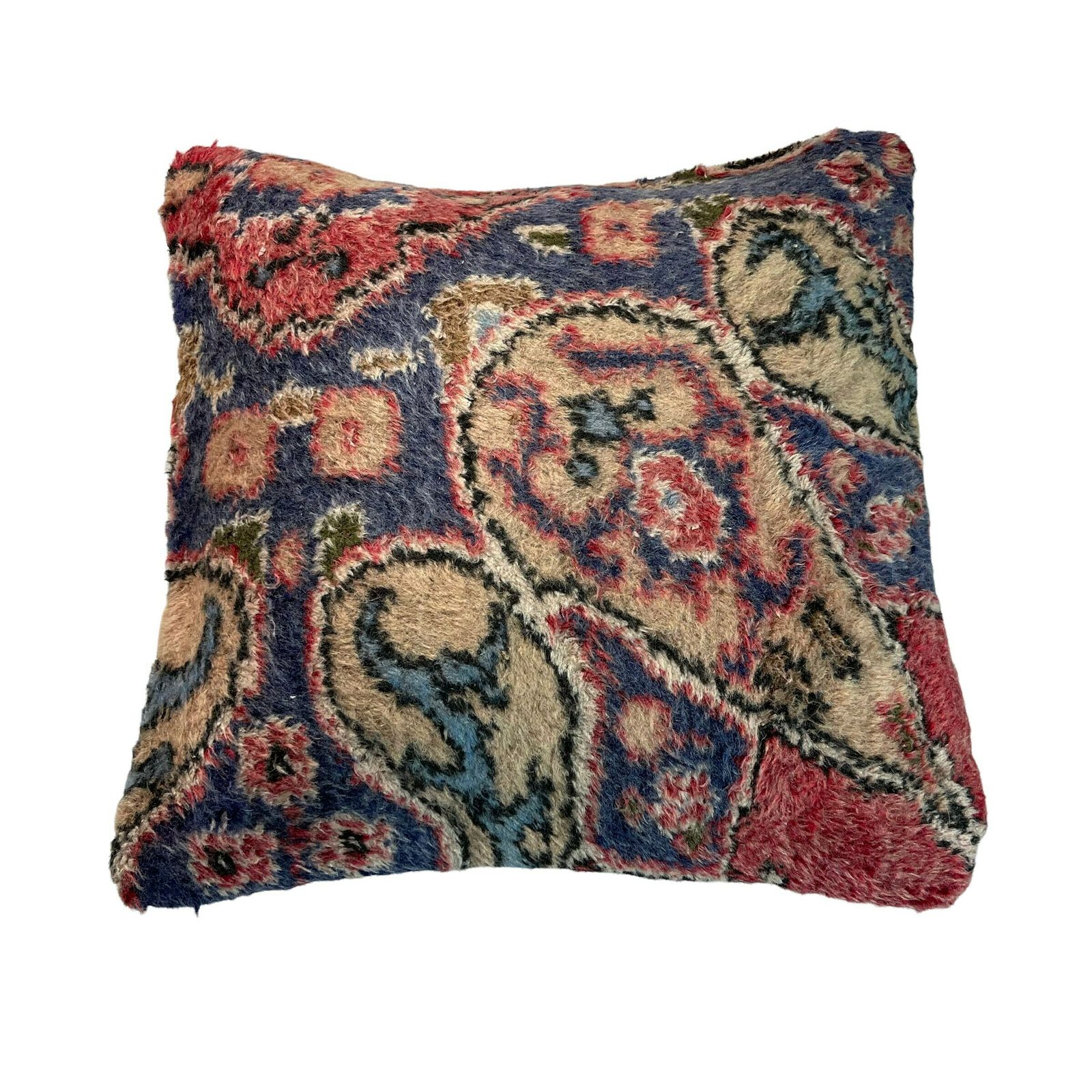 18'' X 18'' Vintage Handgemaakte Tapijtkussenhoes, 45 X 45 Cm Decoratieve Tapijtkussenhoes, Grote Vintage Turkse Tapijtkussenhoes photo 65.0