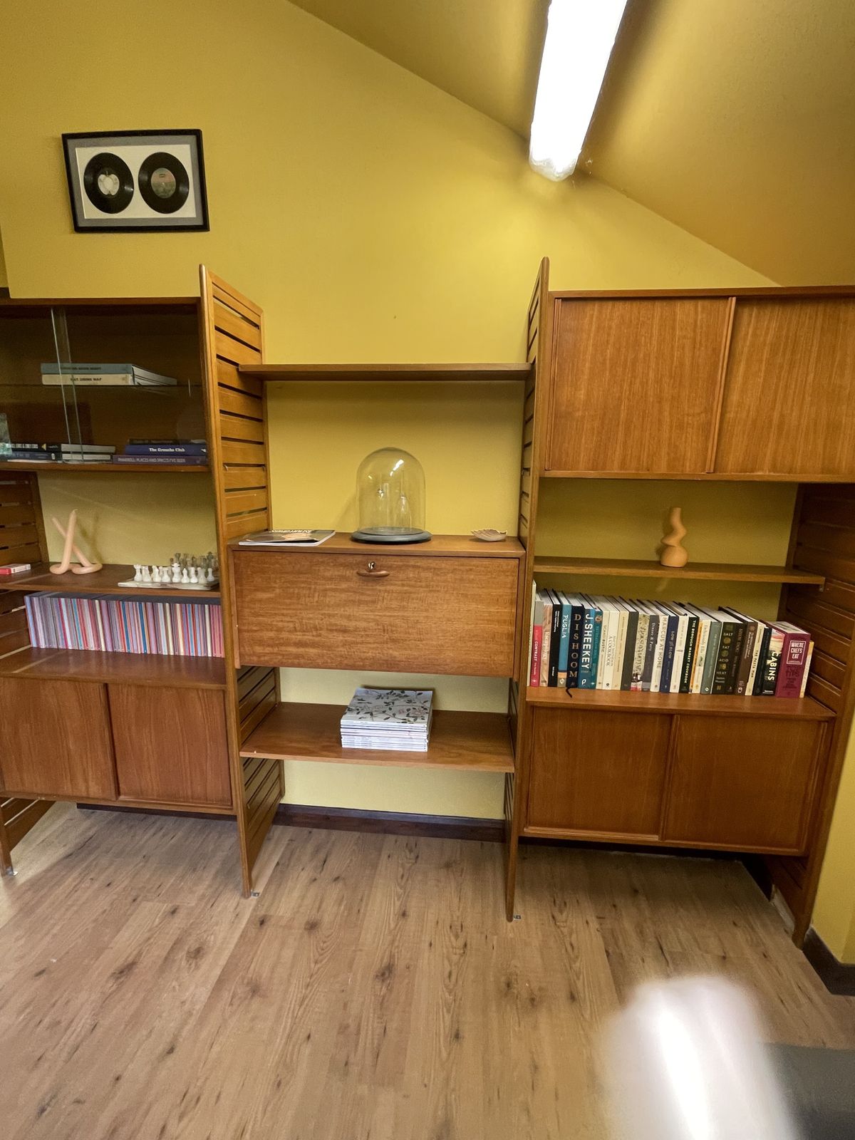 Mid Century Modern 3 Unit Ladderax System Teak Wood Excellent Condition Rare Find