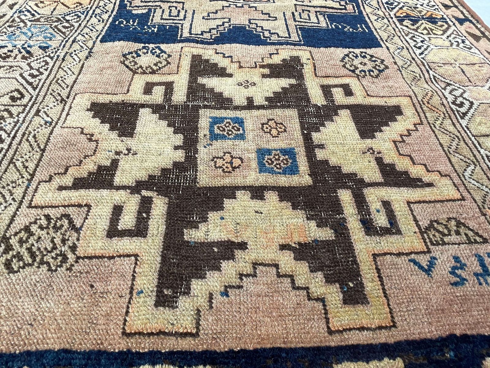 Antique Turkish Rug Runner ,Feiner Handgeknüpfter Orientteppich Türkisch Teppich Läufer , 326 X 96 Cm photo 861.0