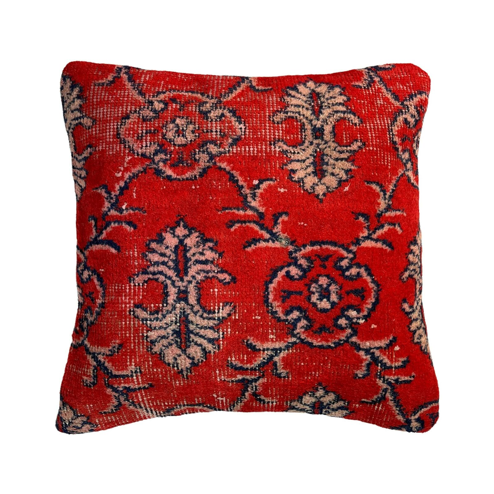 18'' X 18'' Vintage Handgemaakte Tapijtkussenhoes, 45 X 45 Cm Decoratieve Tapijtkussenhoes, Grote Vintage Turkse Tapijtkussenhoes photo 65.0