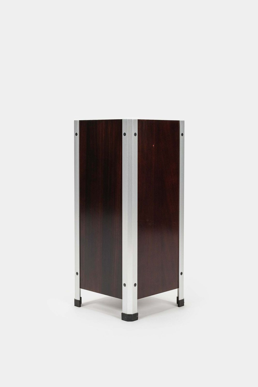 Gianni Moscatelli, Umbrella Stand, Rosewood And Aluminium, Formanova, 60s photo Furniture