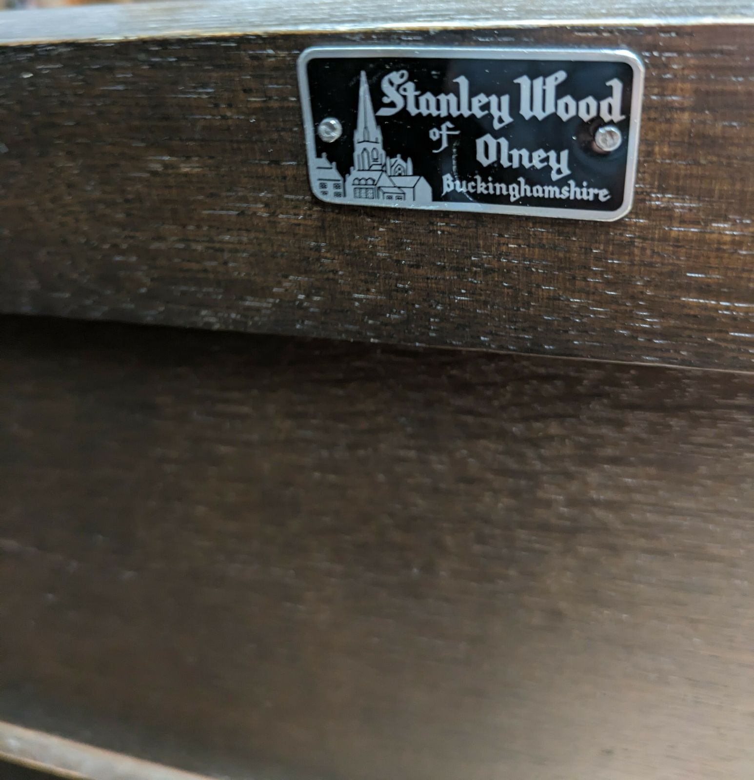 Vintage Stanley Wood Of Olney Court Cupboard photo vintage