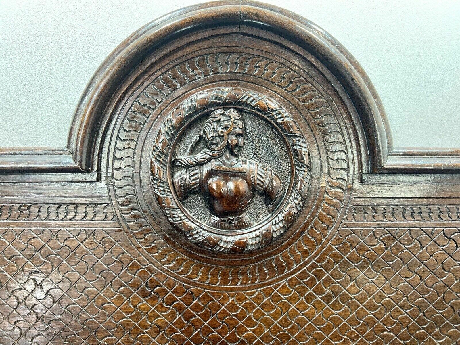 A Large Elizabethan Revival, Lion Mask Carved Console / Serving Table photo buy
