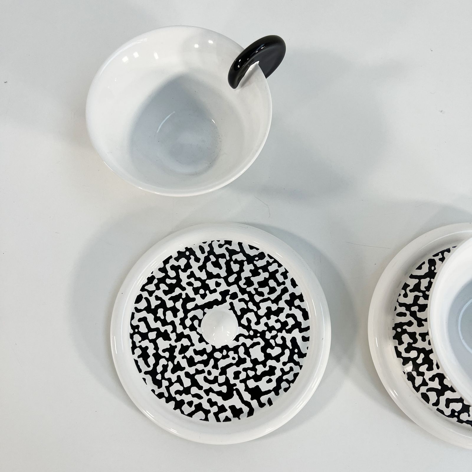 Tea Service With Cookie Jar By L. Saccardo & M. Materassi For Mas Italy, 1980s photo vinterior