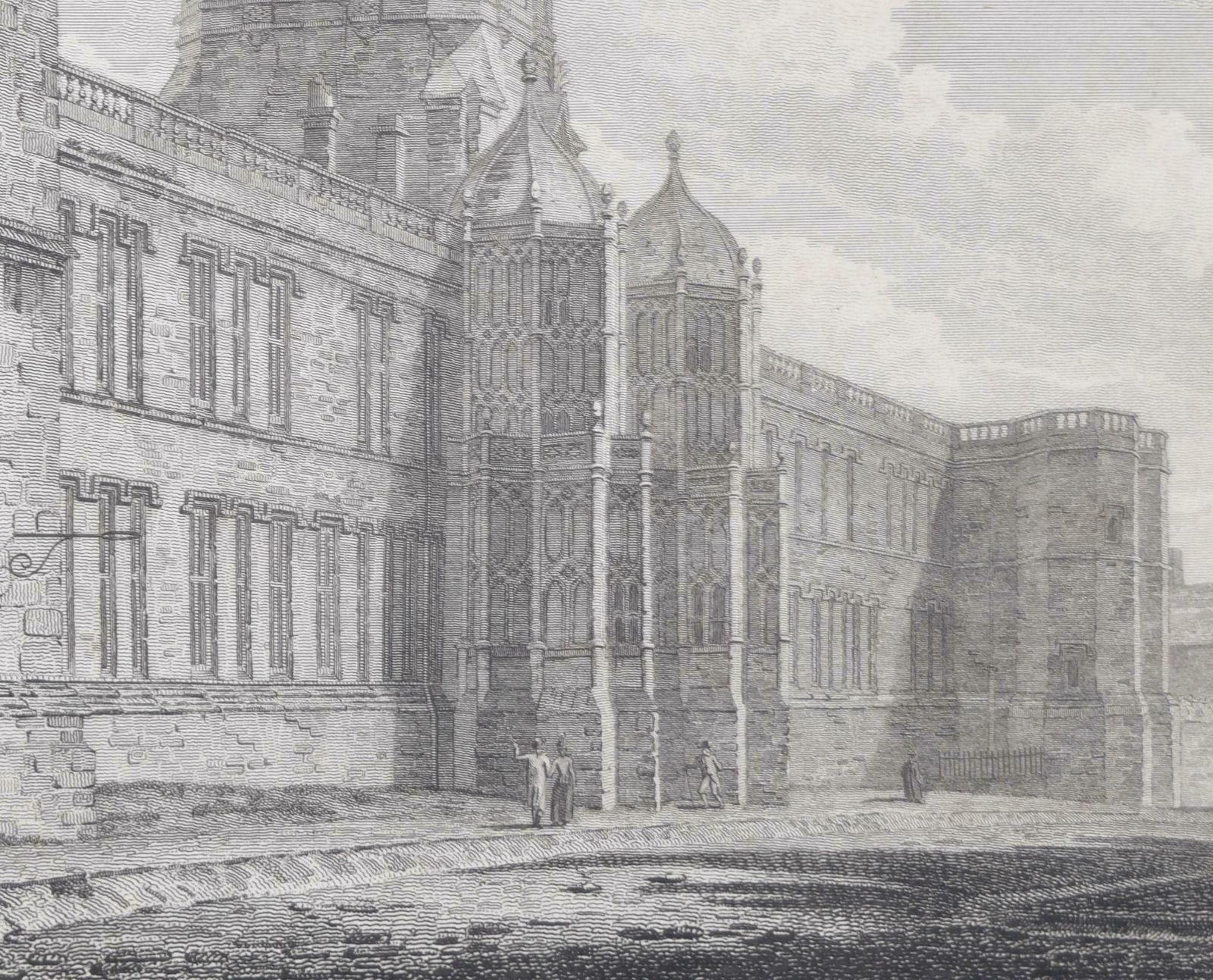 Christ Church, Oxford 18th Century Engraving By John Dadley After Edward Dayes photo for sale