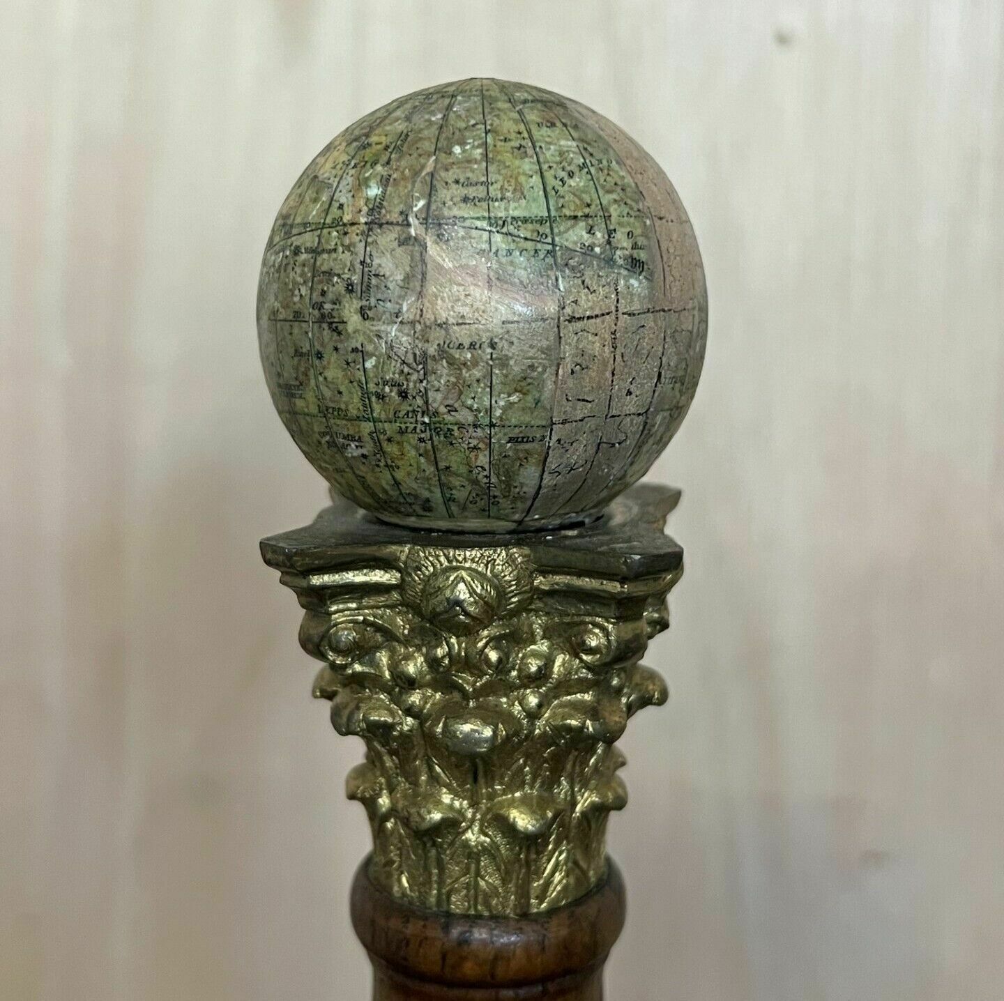 Fine & Unique Pair Of Antique 1887 Marys Celestial Globes Skewing / Malin & Sons photo buy