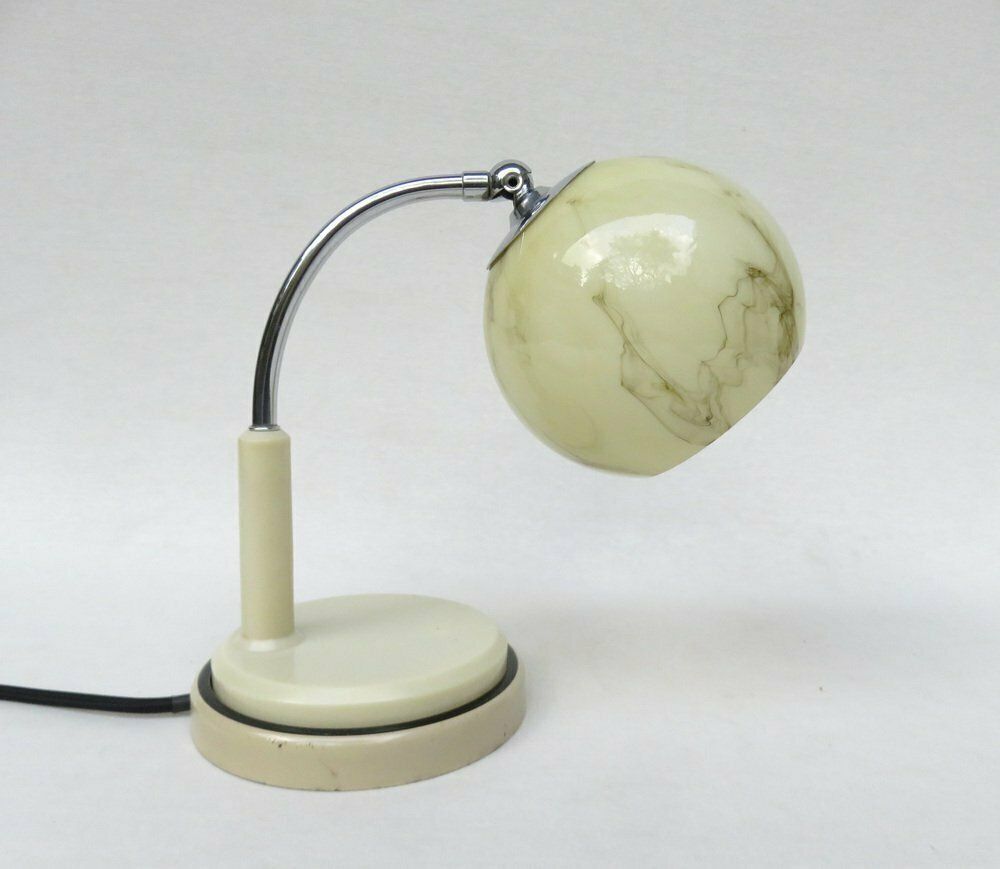 Bauhaus Table Lights By Marianne Brandt For Ruppel Works, 1920s, Set Of 2 photo vinterior