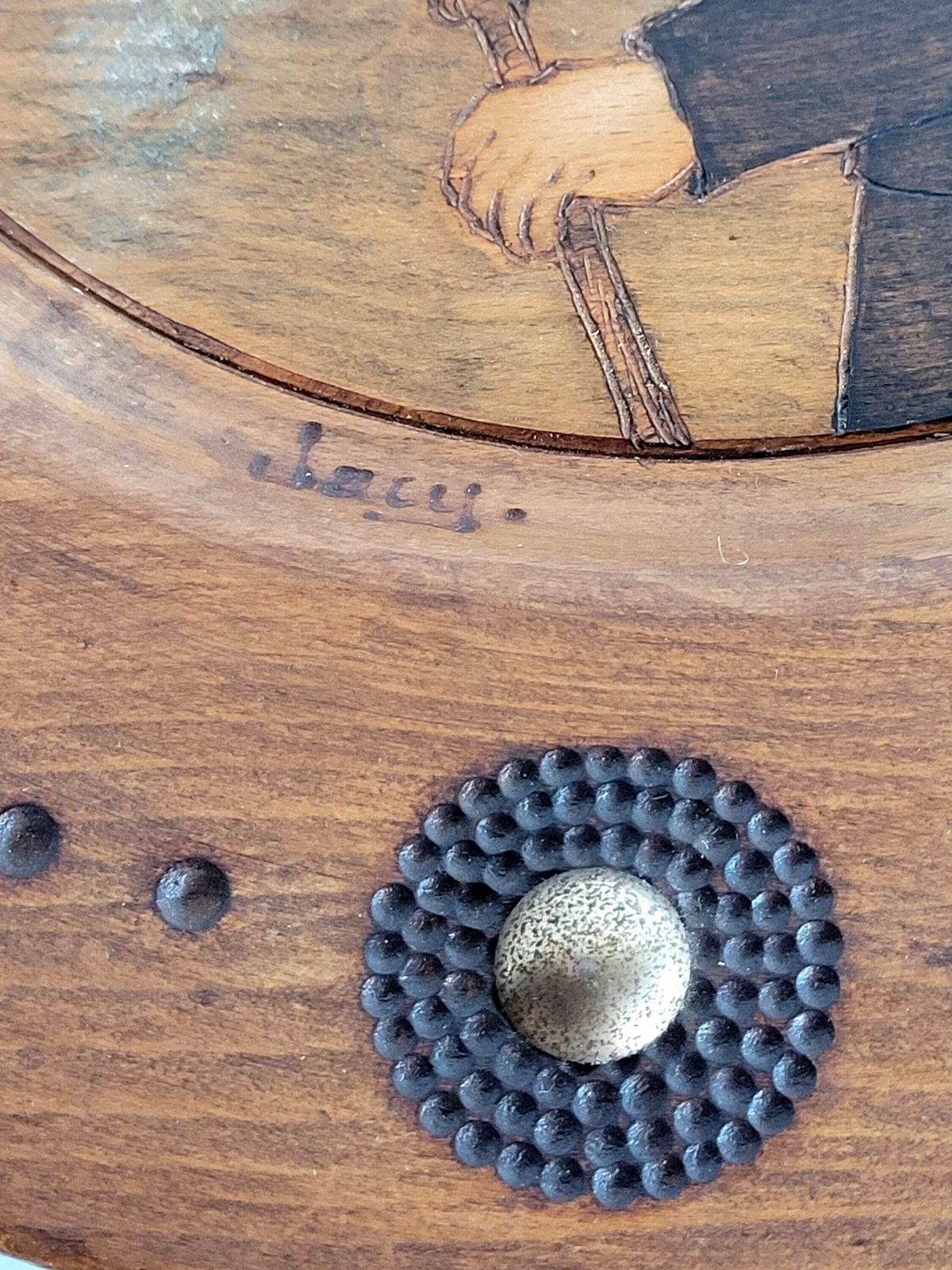 Vintage Mid Century Wooden Wall Art / French Wooden Plates / Mid Century Wall Art photo vintage