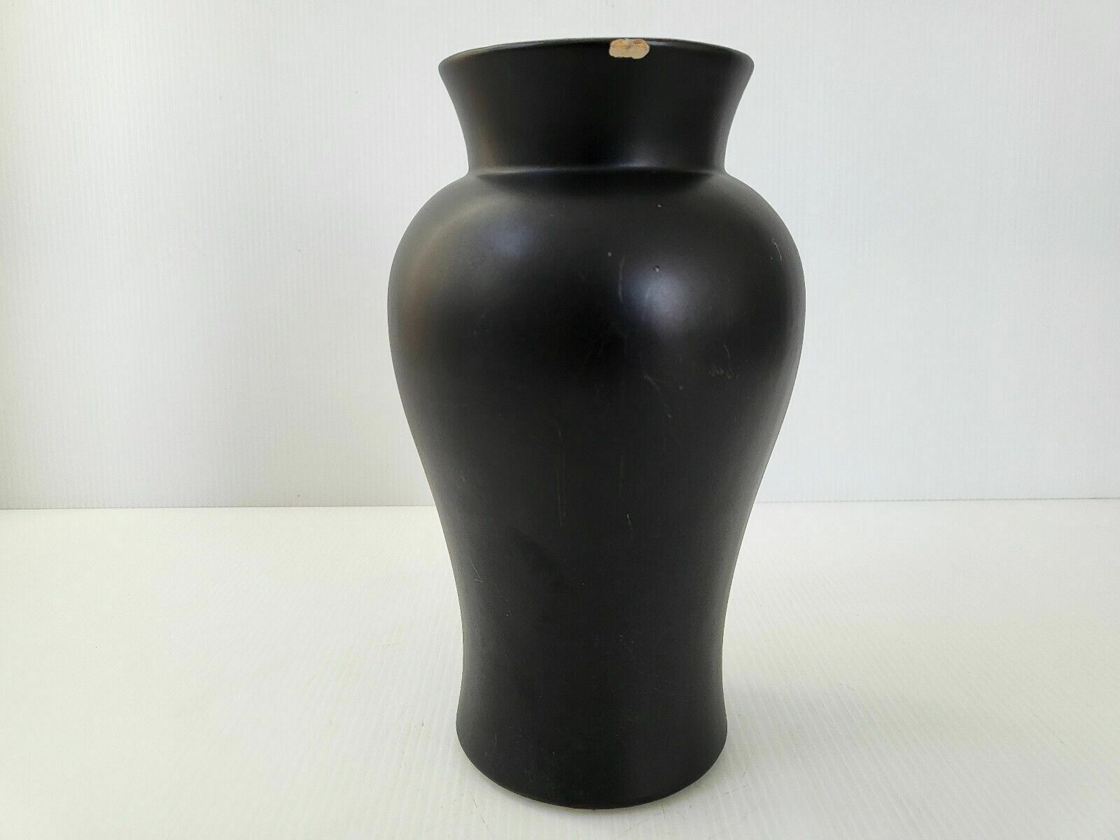 Vintage Vaas 1960 Parelzwart Keramiek Kersenbloesems Jaren 60 Jaren 1960 photo for sale