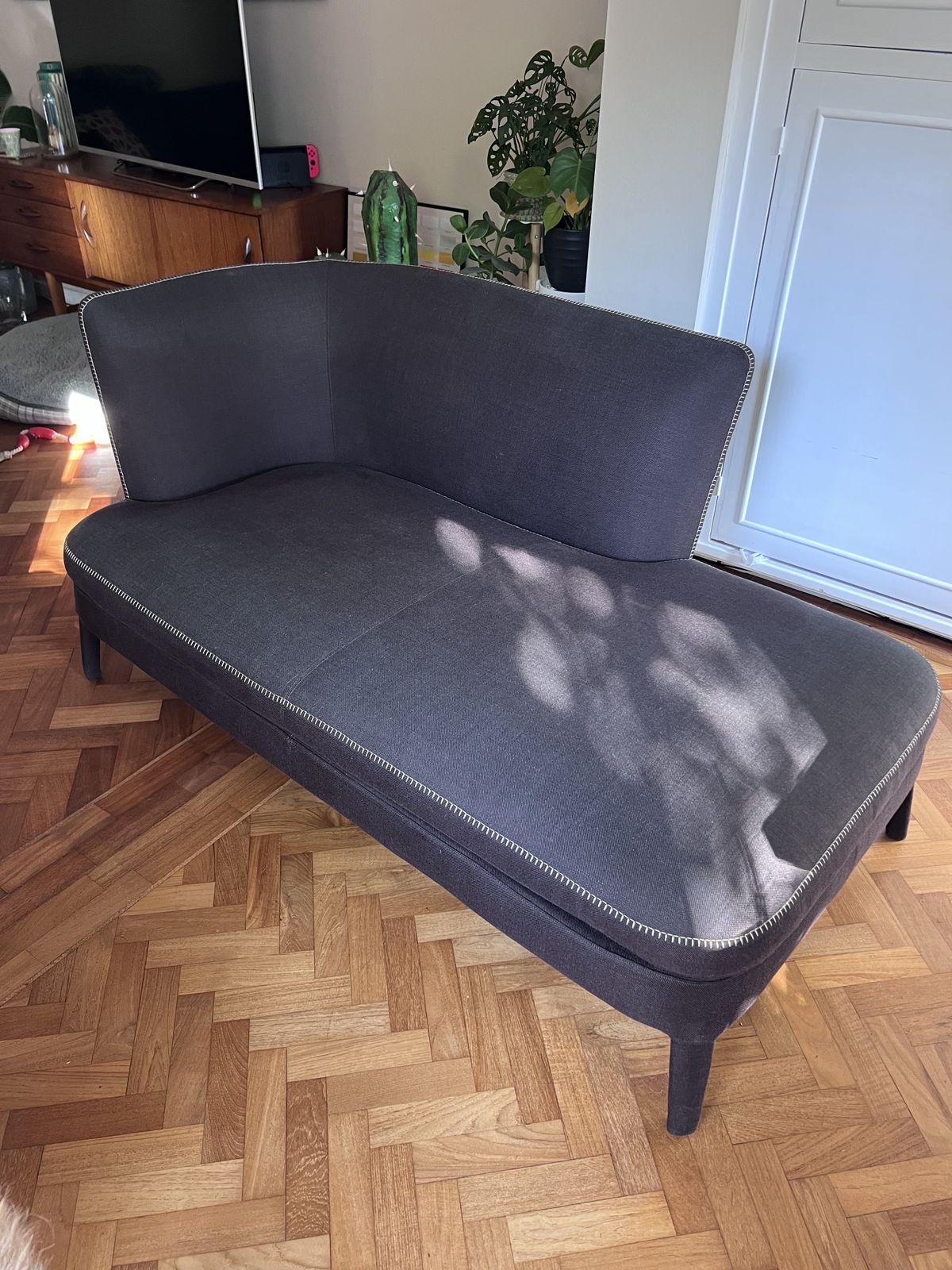 Maxalto/B&B Italia Febo Day Bed In Dark Chocolate Brown photo furniture