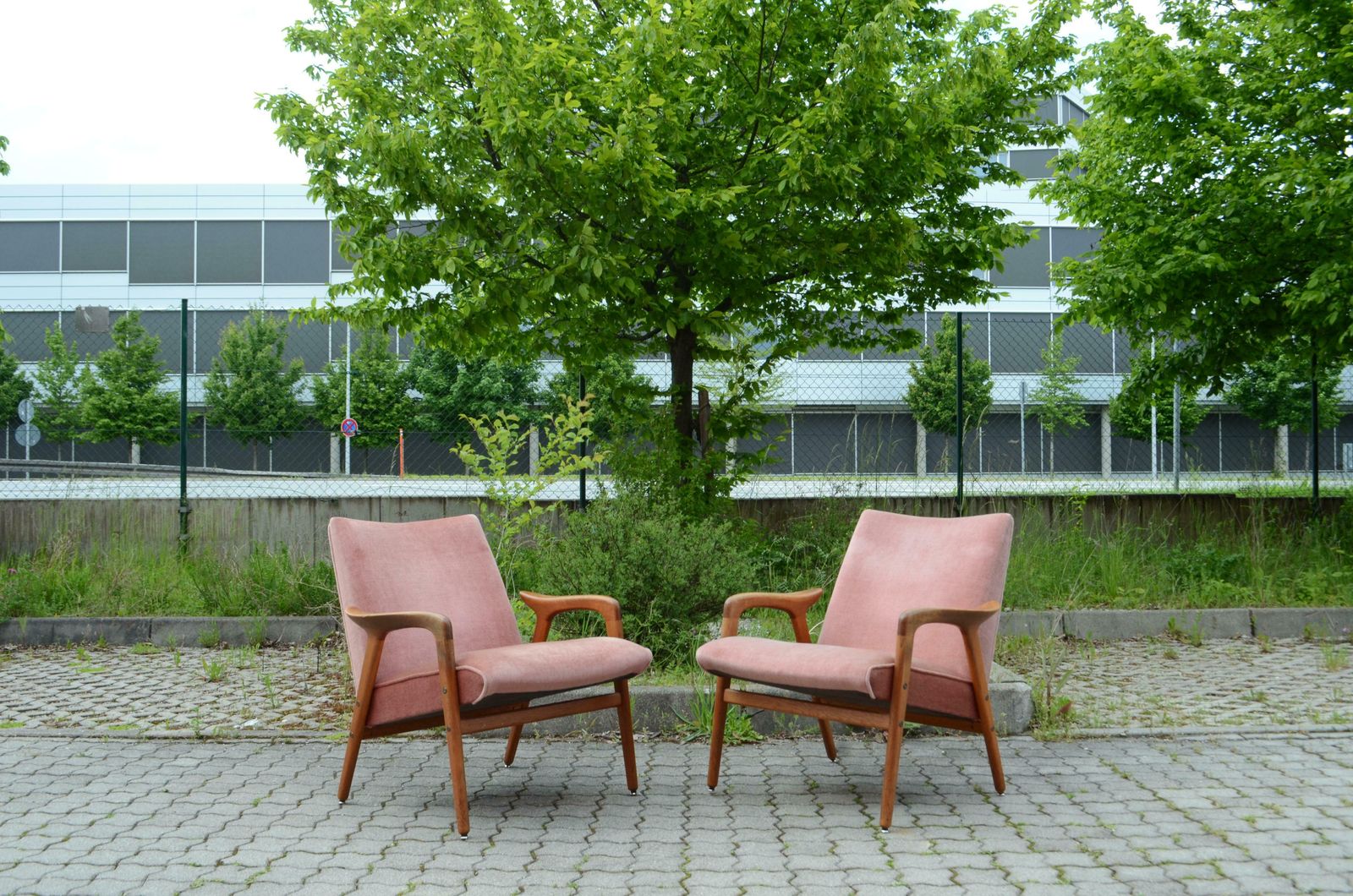 Yngve Ekström Modell Lästo Swedese Cherry Blossom Easy Lounge Chair Oak Set Of 2 photo furniture