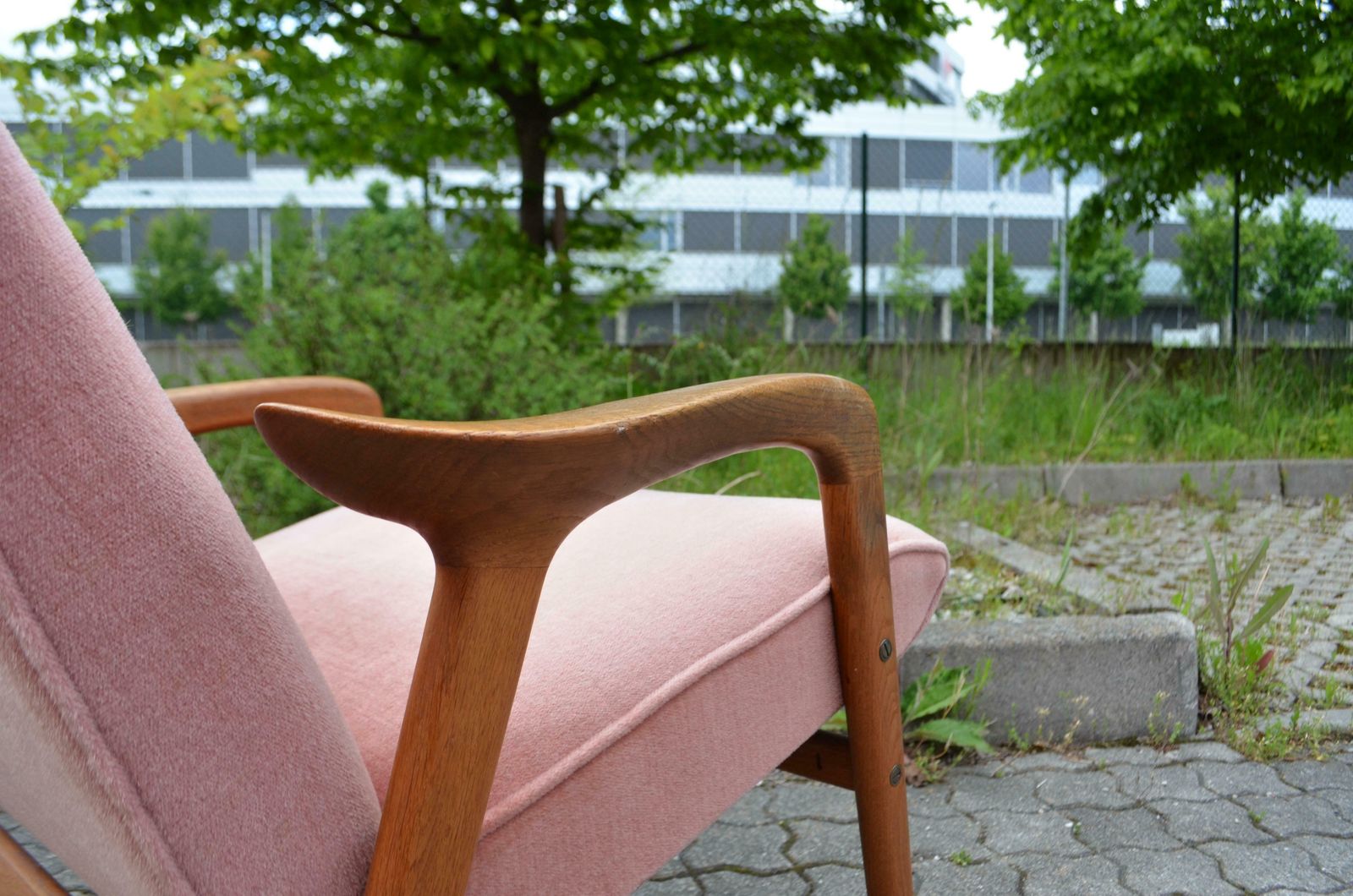 photo for sale Yngve Ekström Modell Lästo Swedese Cherry Blossom Easy Lounge Chair Oak Set Of 2