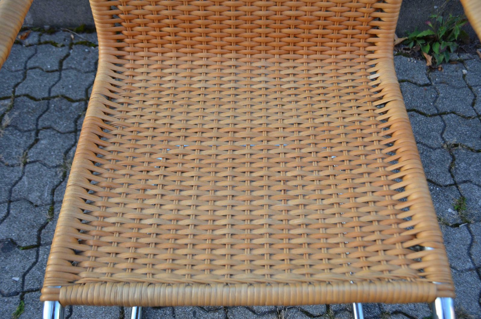 Early Thonet S533 Rf Cane Weißenhof Armchair Chair Mies Van Der Rohe Set Of 2 photo vintage