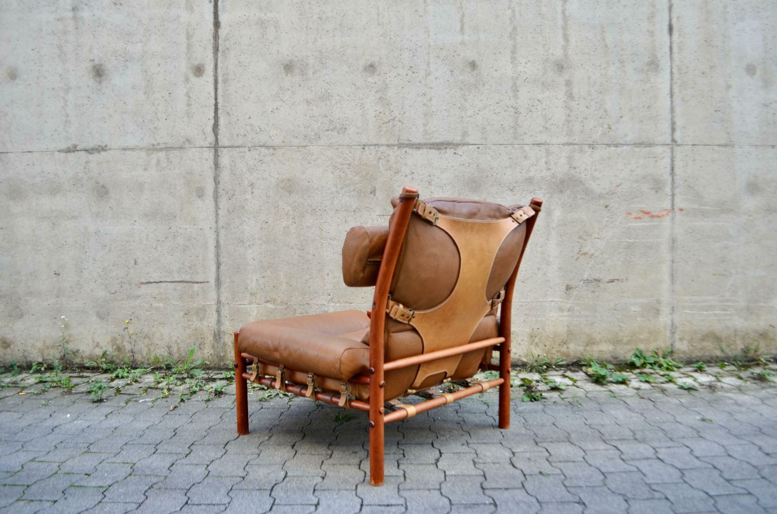 Arne Norell Model Inca Caramel Leather Lounge Chair photo 6248.0