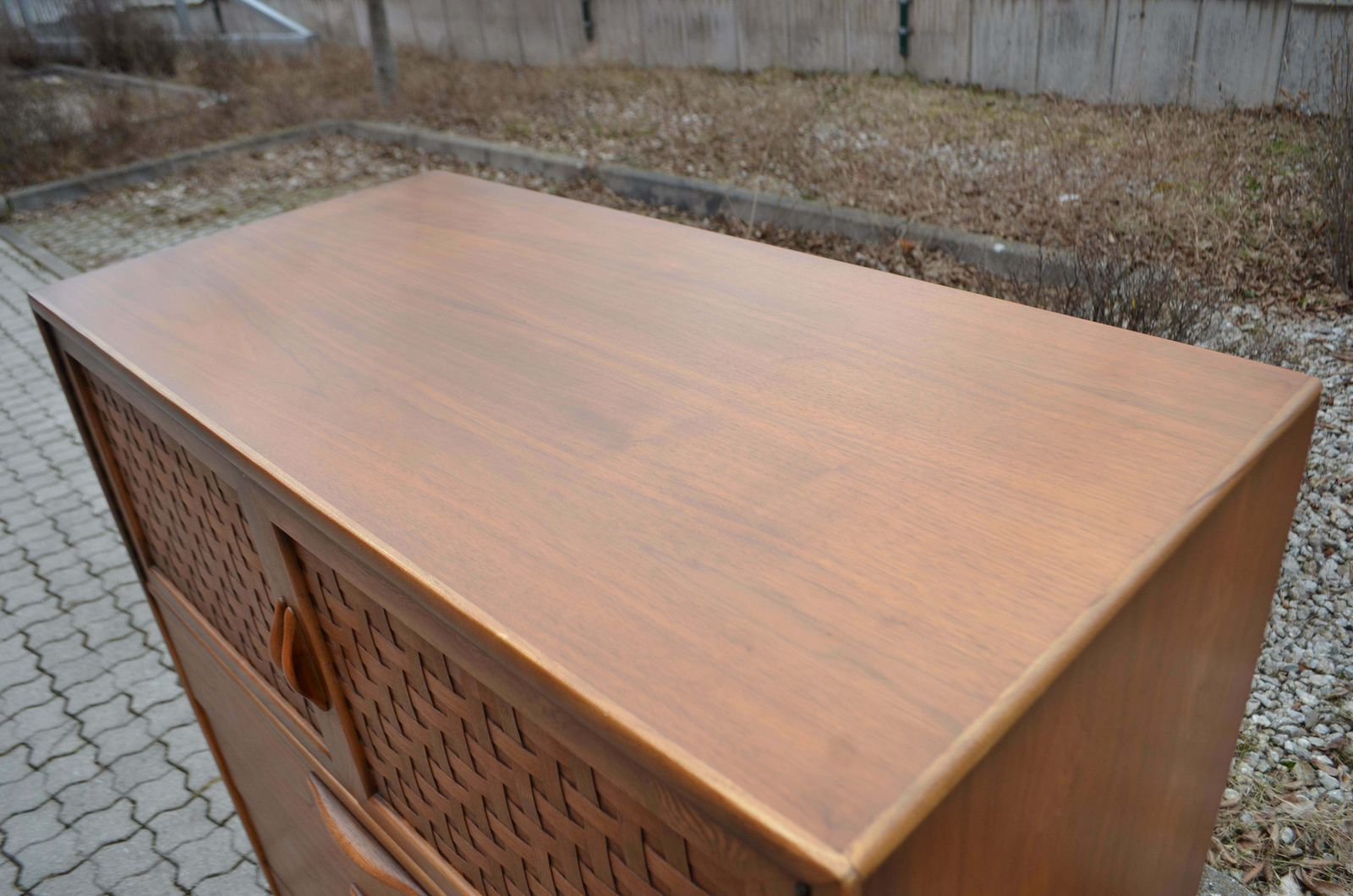 photo vinterior Warren Church Vintage Drawer Chest High Board For Lane Altavista Furniture