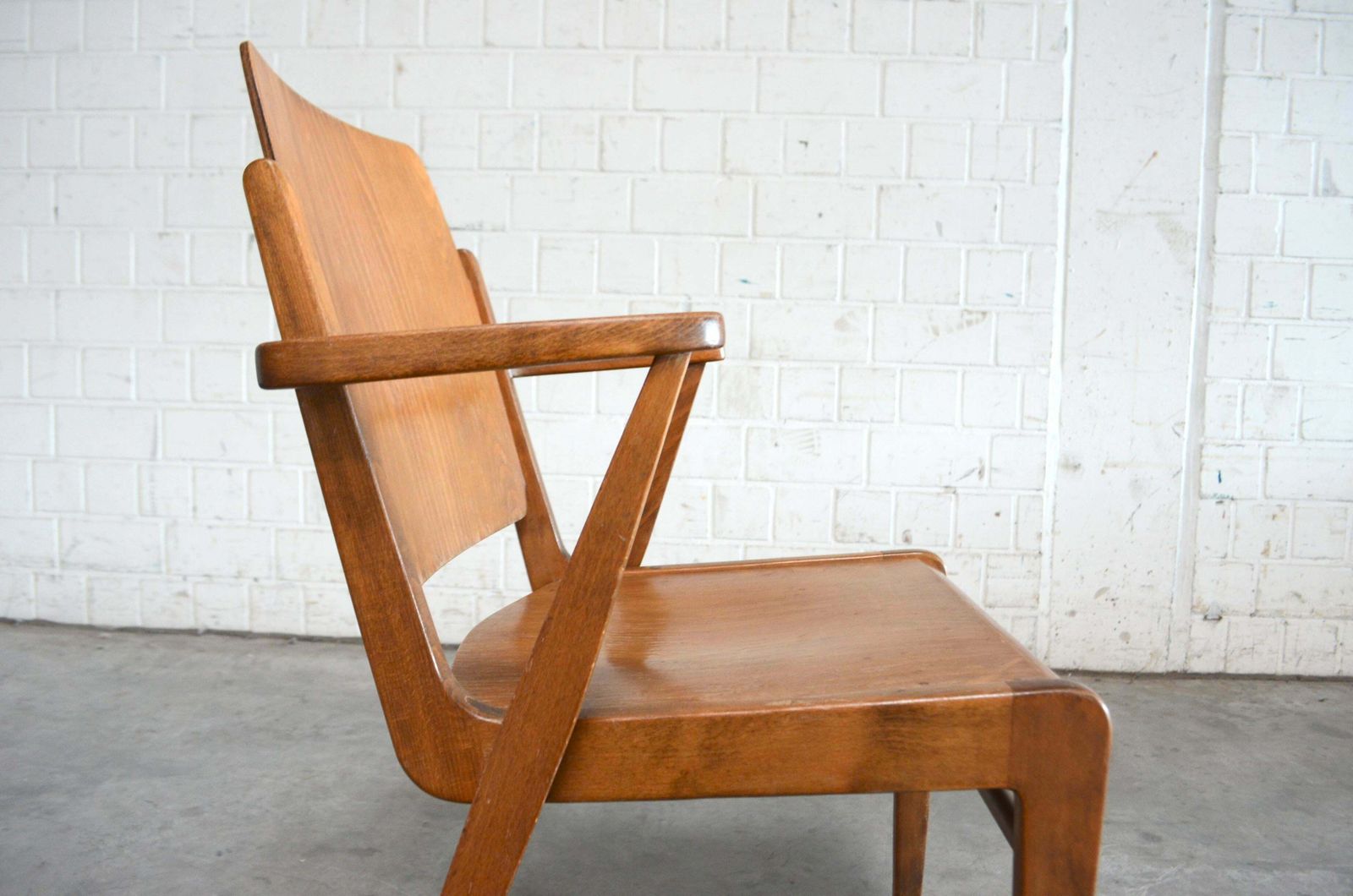 photo vinterior Original Austro Armchair By Franz Schuster For Wiesner Hager, Austria, 1959