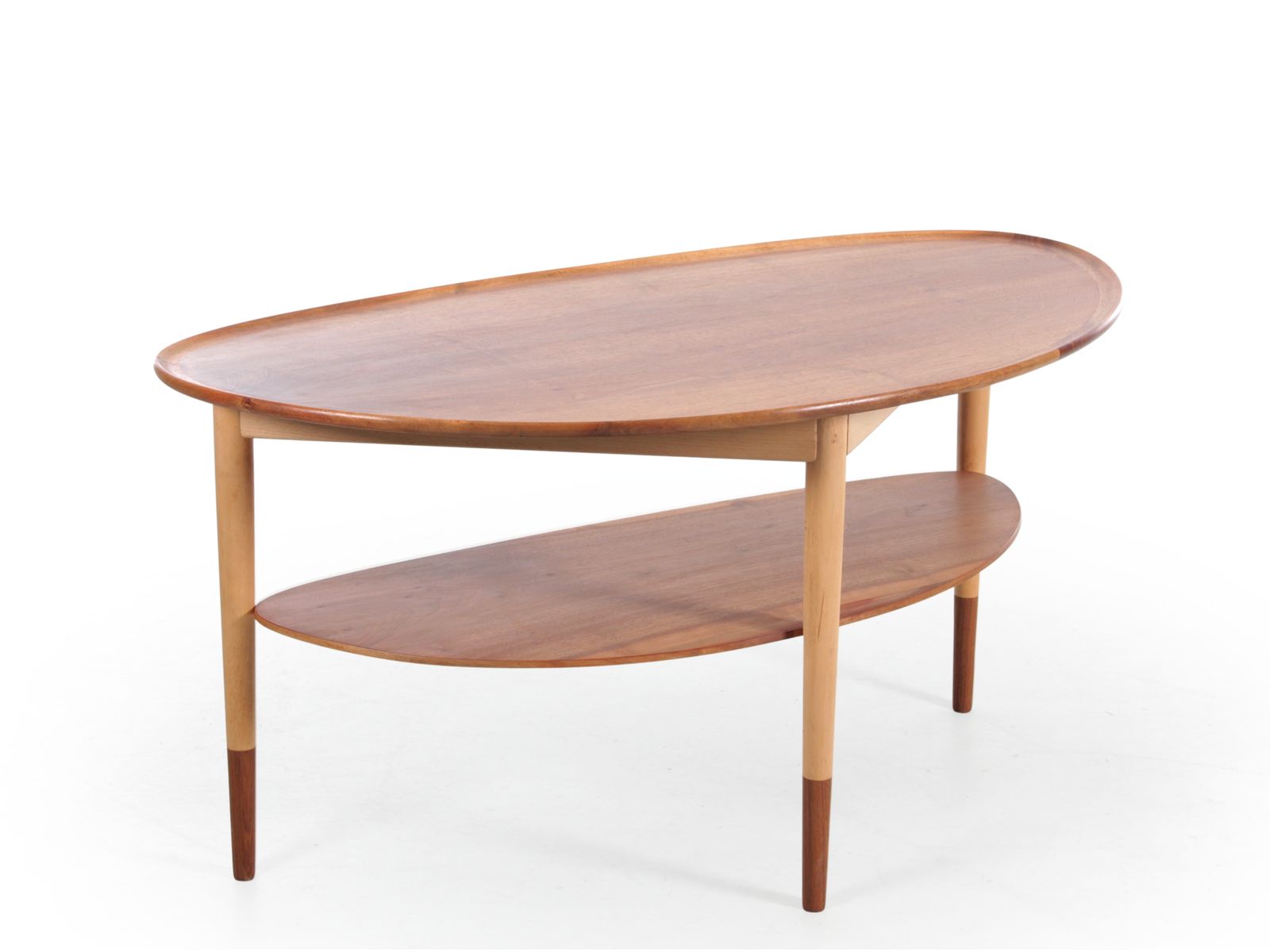 Mid Century Modern Scandinavian Coffeee Table In Walnut photo furniture