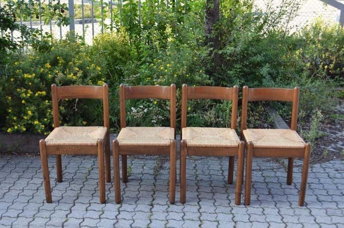 Mid Century Italy Dining 60er Chair Carimate Style Set Of 4 photo furniture