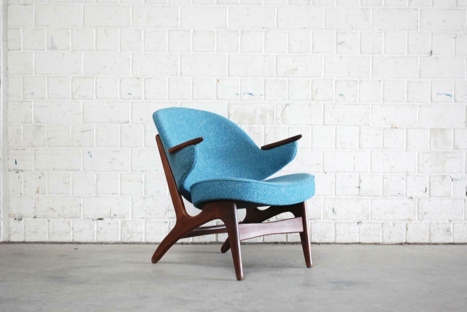 Carl Edward Matthes Pair Of Danish Modern Easy Lounge Chair, 1960s photo for sale