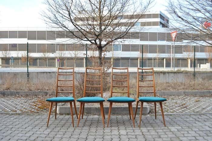 photo for sale Ernst Martin Dettinger Mid Century Dining Chair Ensemble Lucas Schnaidt Germany