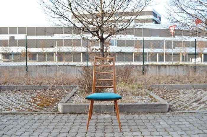 photo vintage Ernst Martin Dettinger Mid Century Dining Chair Ensemble Lucas Schnaidt Germany