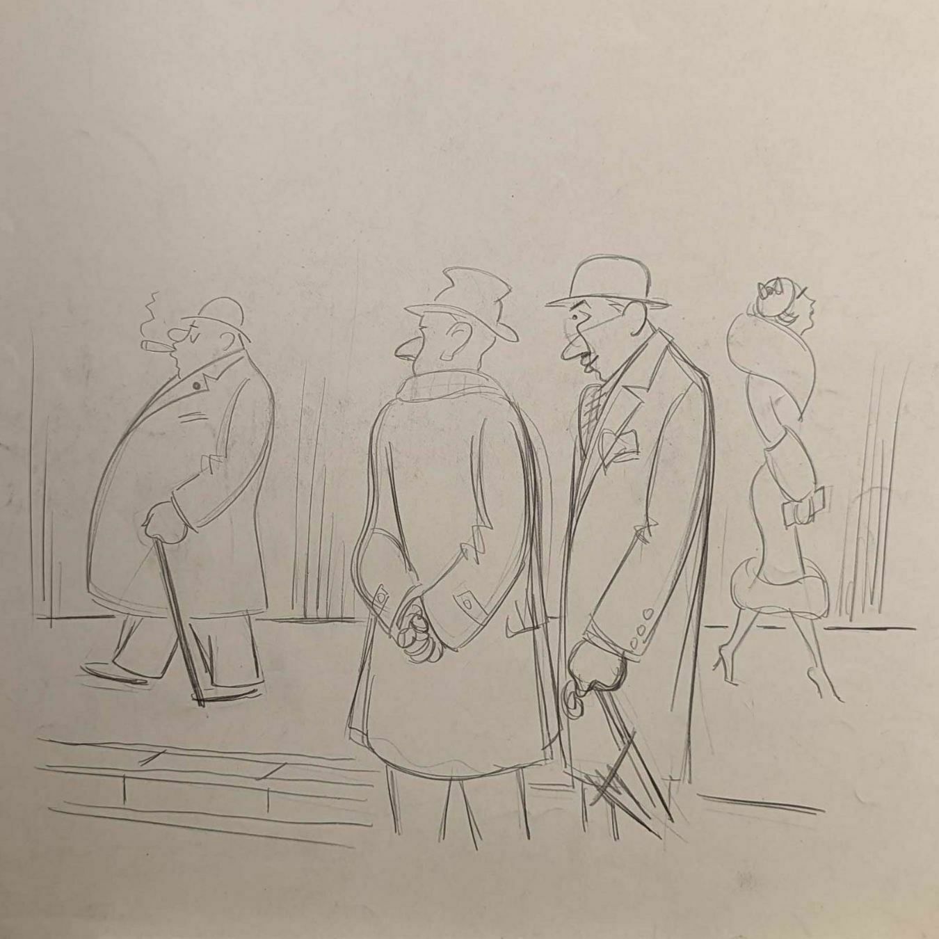 Lucien Roudier Eller Drawing On Paper 1930s photo furniture