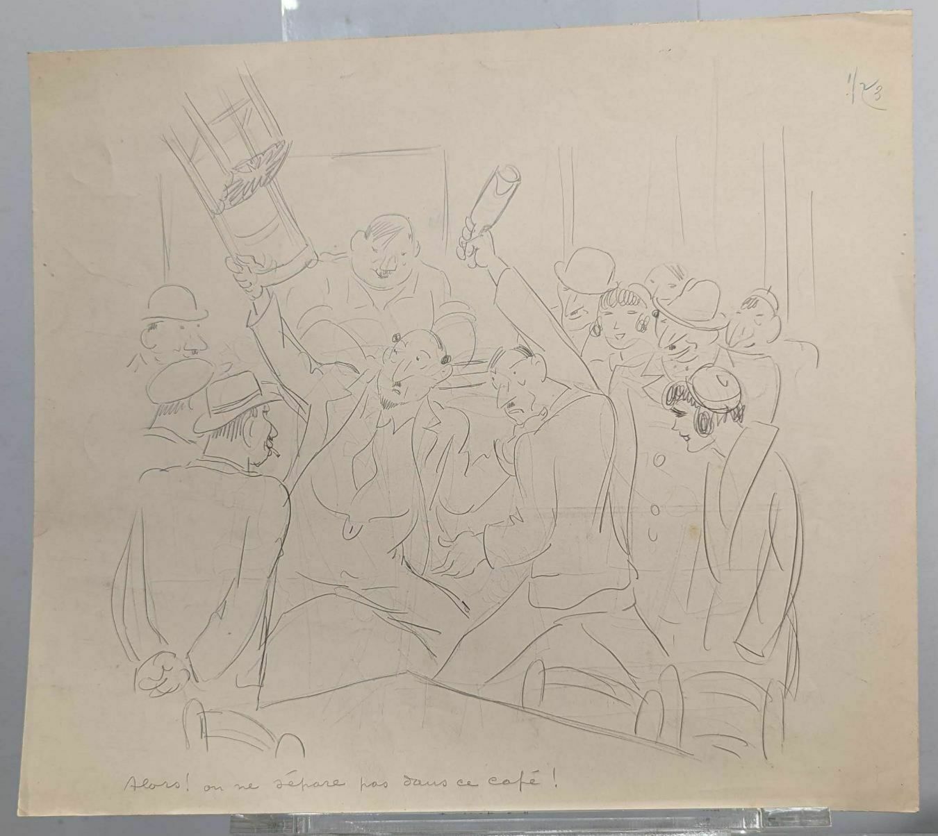 Lucien Roudier Eller Drawing On Paper 1930s photo vinterior