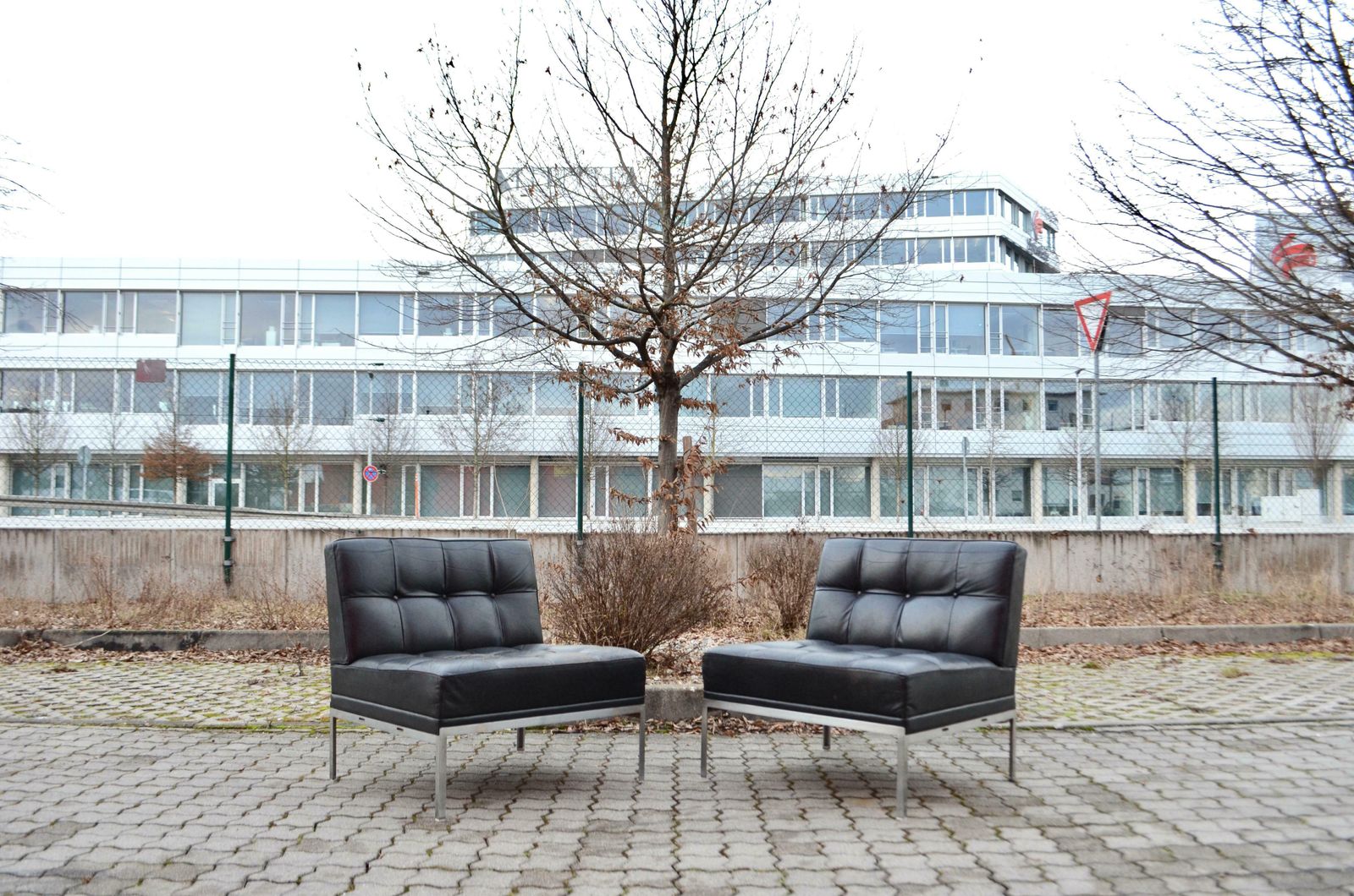 Johannes Spalt Leather Easy Lounge Chair Constanze By Wittmann Set Of 2 photo for sale