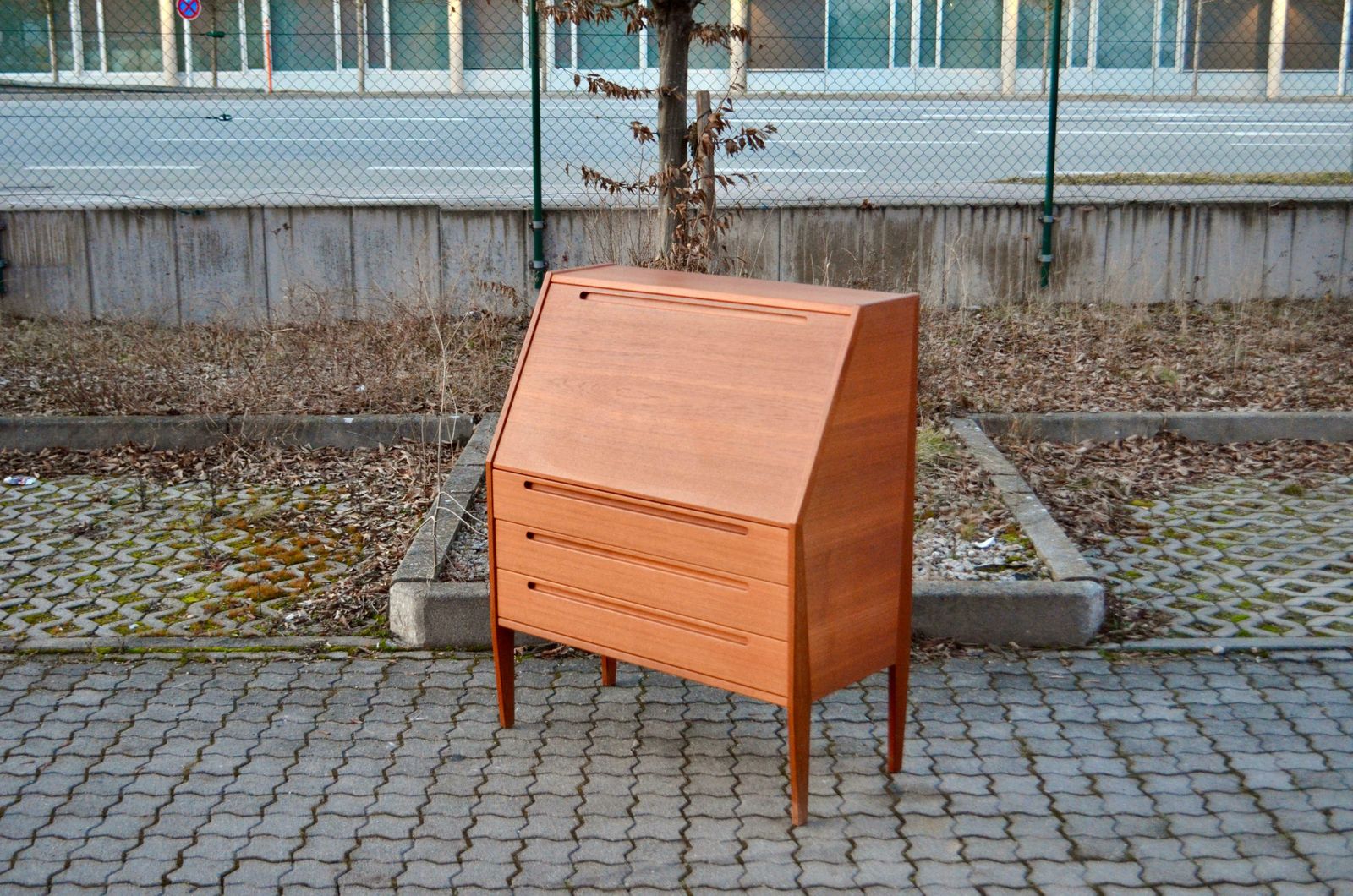 Kai Kristiansen For Torring / Hjn Mobler Model 63 Danish Modern Teak Secretary photo for sale