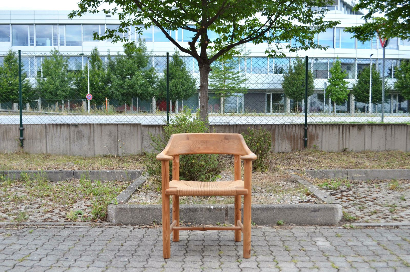 photo vinterior Rainer Daumiller Danish Papercord Dining Armchair Scandinavian Pine Set Of 4