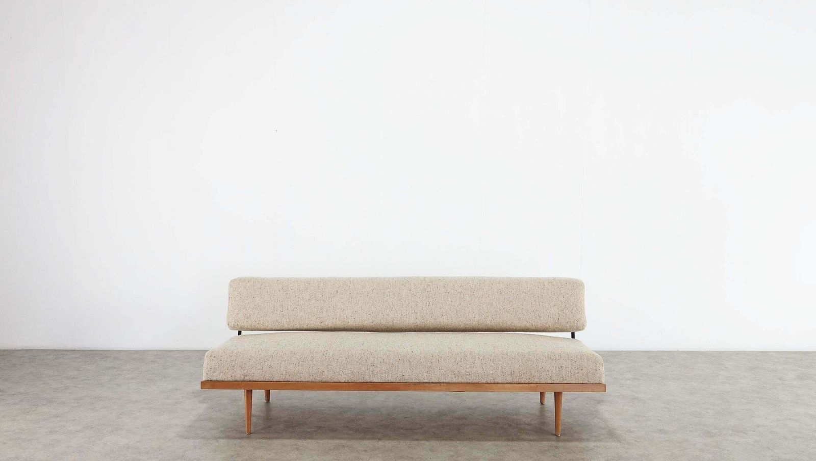 Josef Pentenrieder Minimalist Daybed Convertible Sofa For Hans Kaufeld, 1954 photo Furniture