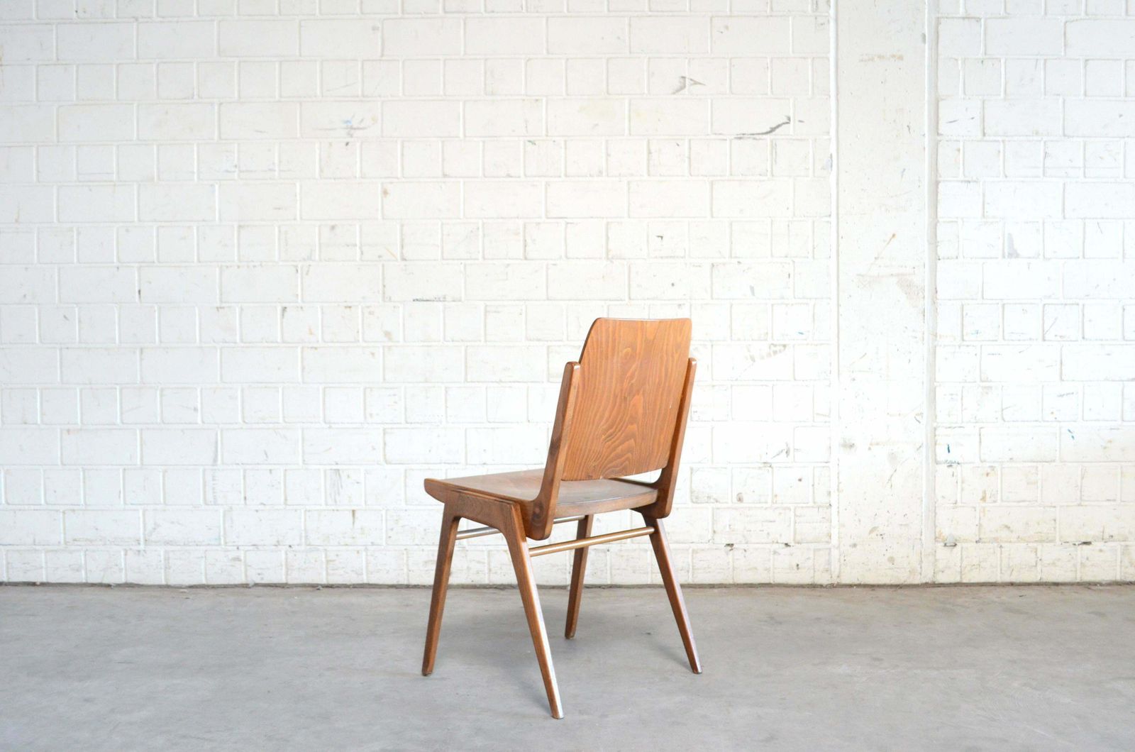 8 Set Of Original Austro Chairs By Franz Schuster For Wiesner Hager Austria 1959 photo vinterior