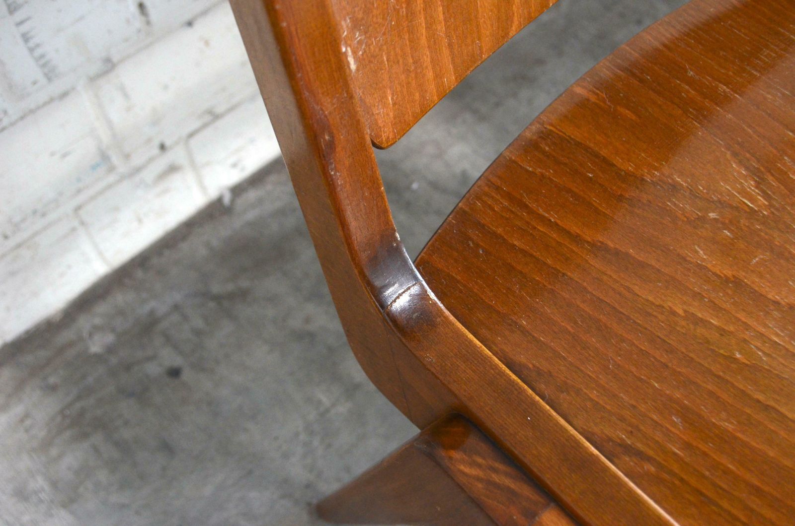 8 Set Of Original Austro Chairs By Franz Schuster For Wiesner Hager Austria 1959 photo vintage