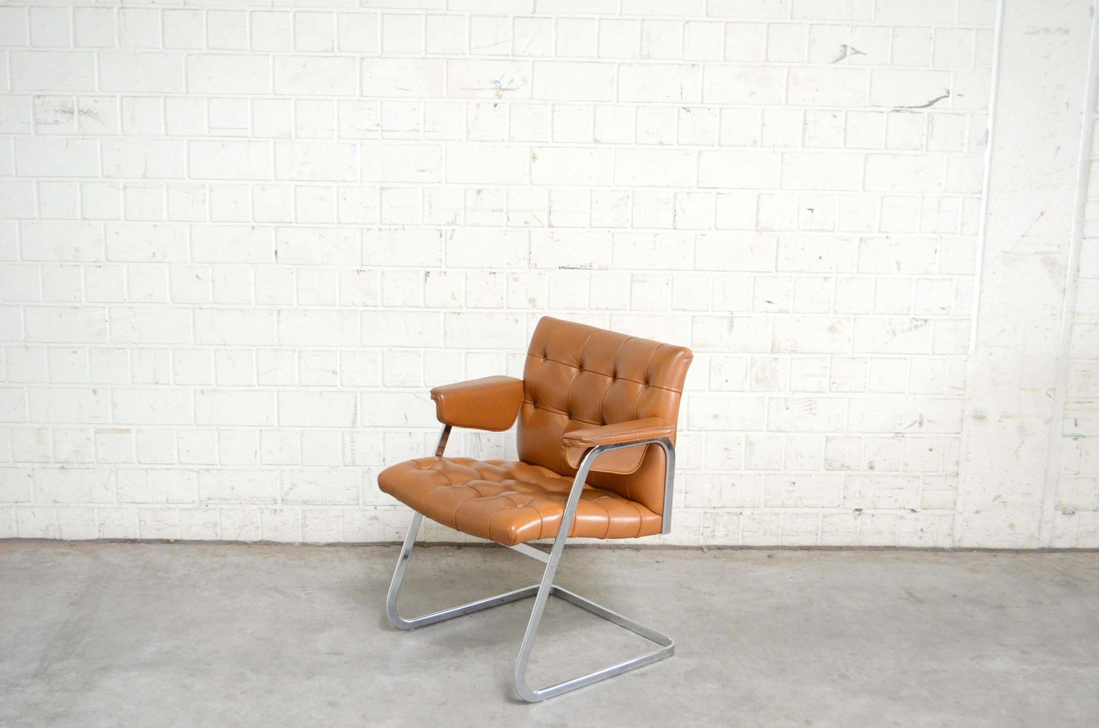 Robert Haussmann De Sede Rh 305/ 304 Unesco Softpad Chairs Chair Cognac photo Furniture