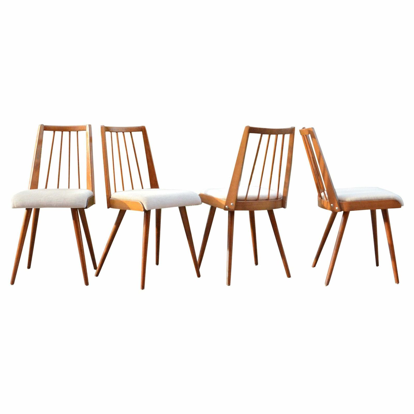 German 50ties Mid Century Dining Chair Set Of 4