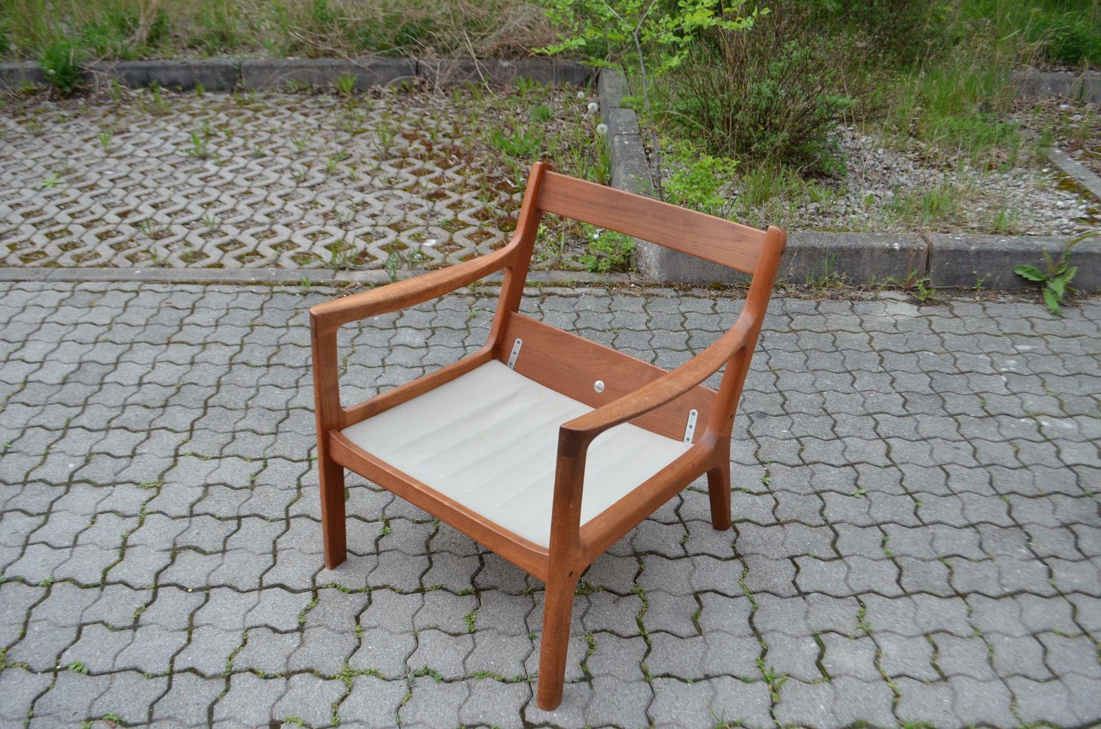 photo for sale Ole Wanscher Teak Easy Chair Model Senator For France & Son Set Of 2