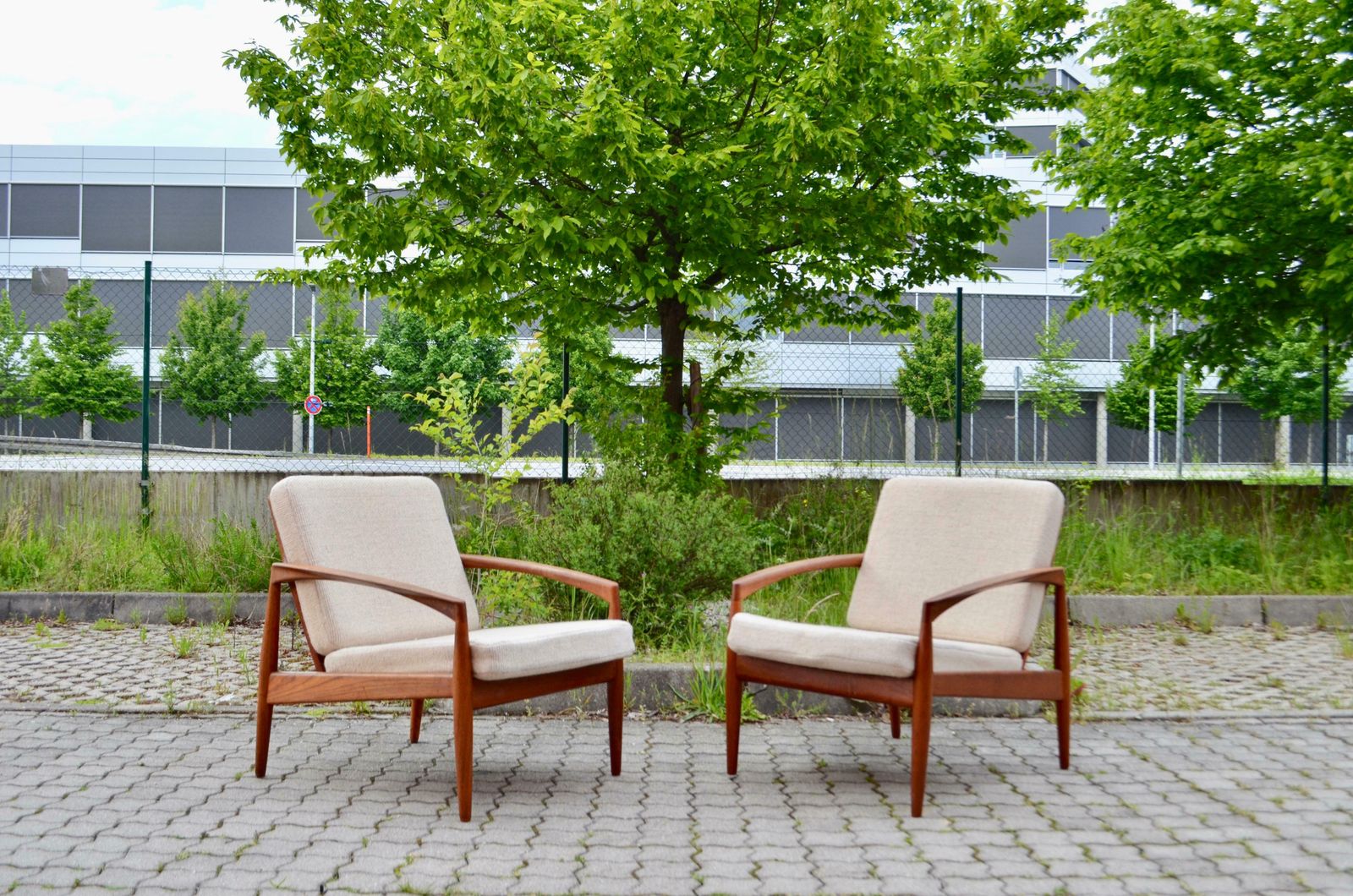 Kai Kristiansen Paper Knife Teak Easy Chair For Magnus Olesen Set Of 2 photo Furniture