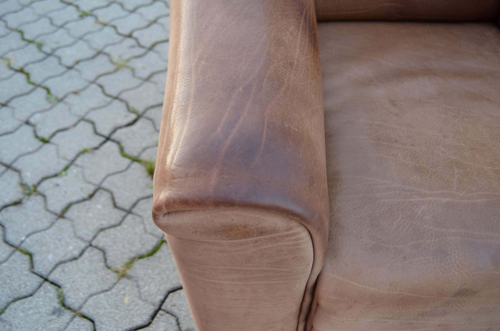 3706.0 De Sede Ds 47 Neck Leather Armchair Brown photo