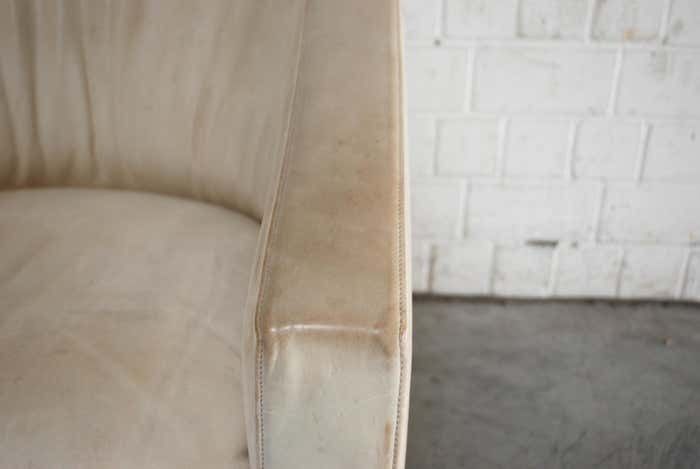 De Sede Leather Lounge Chair Armchair Creme Paolo Piva photo 1377.0