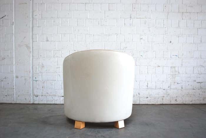 1377.0 De Sede Leather Lounge Chair Armchair Creme Paolo Piva photo