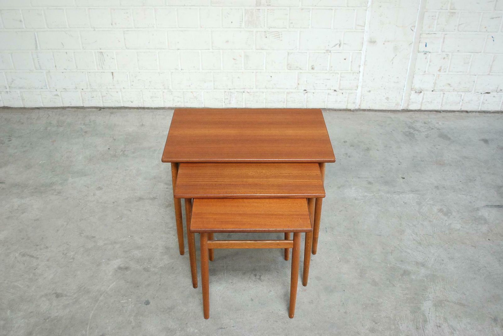 Nesting Tables In Teak By Tove And Edvard Kindt Larsen For Seffle photo furniture