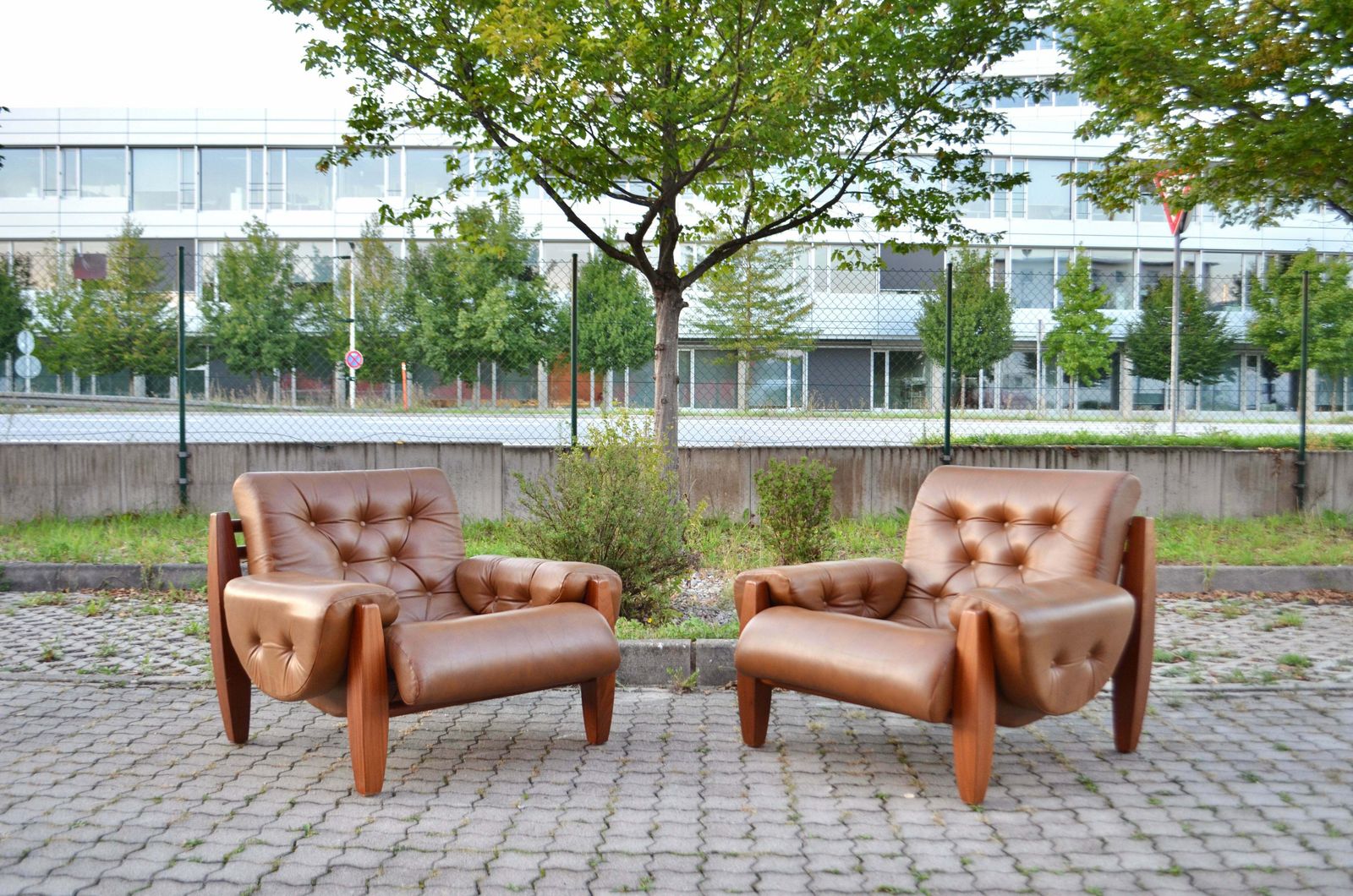 Brazilian Lounge Cognac Leather Armchair 1960s In The Manner Of Jean Gillon photo furniture