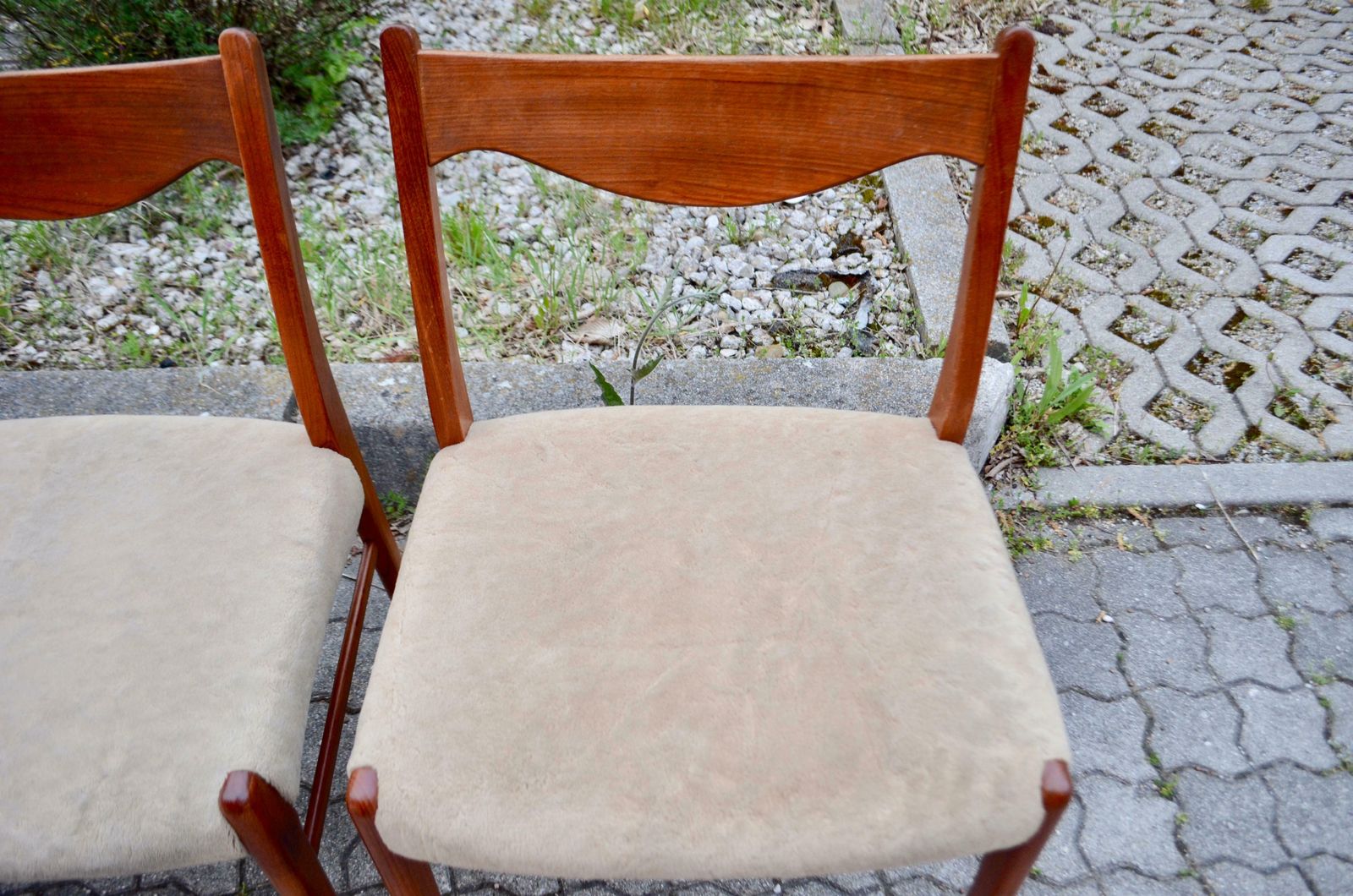 Furniture Arne Wahl Iversen Model Gs60 For Glyngore Danish Teak Dining Chair Set Of 4 photo
