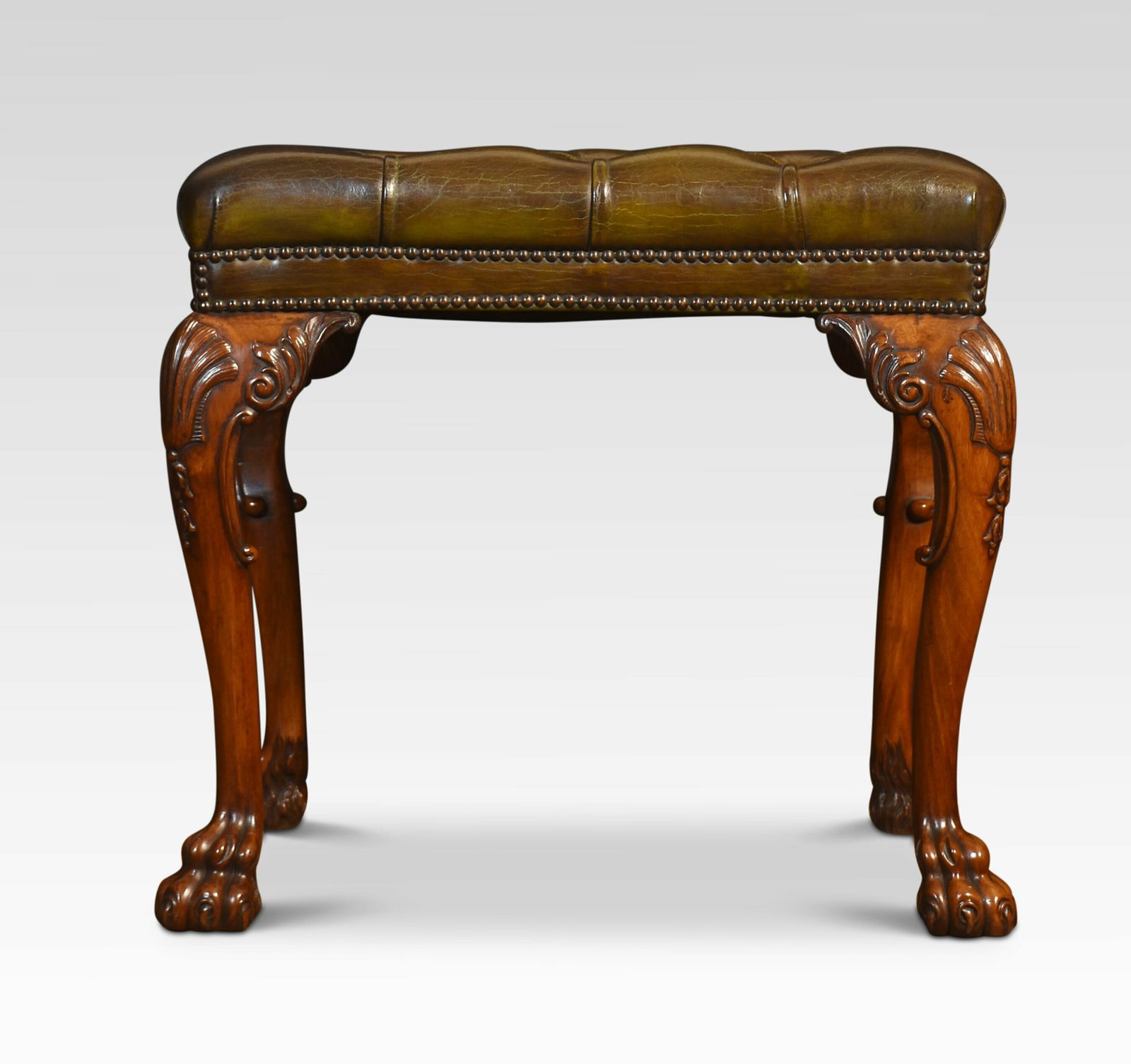 Leather Upholstered Stool photo furniture
