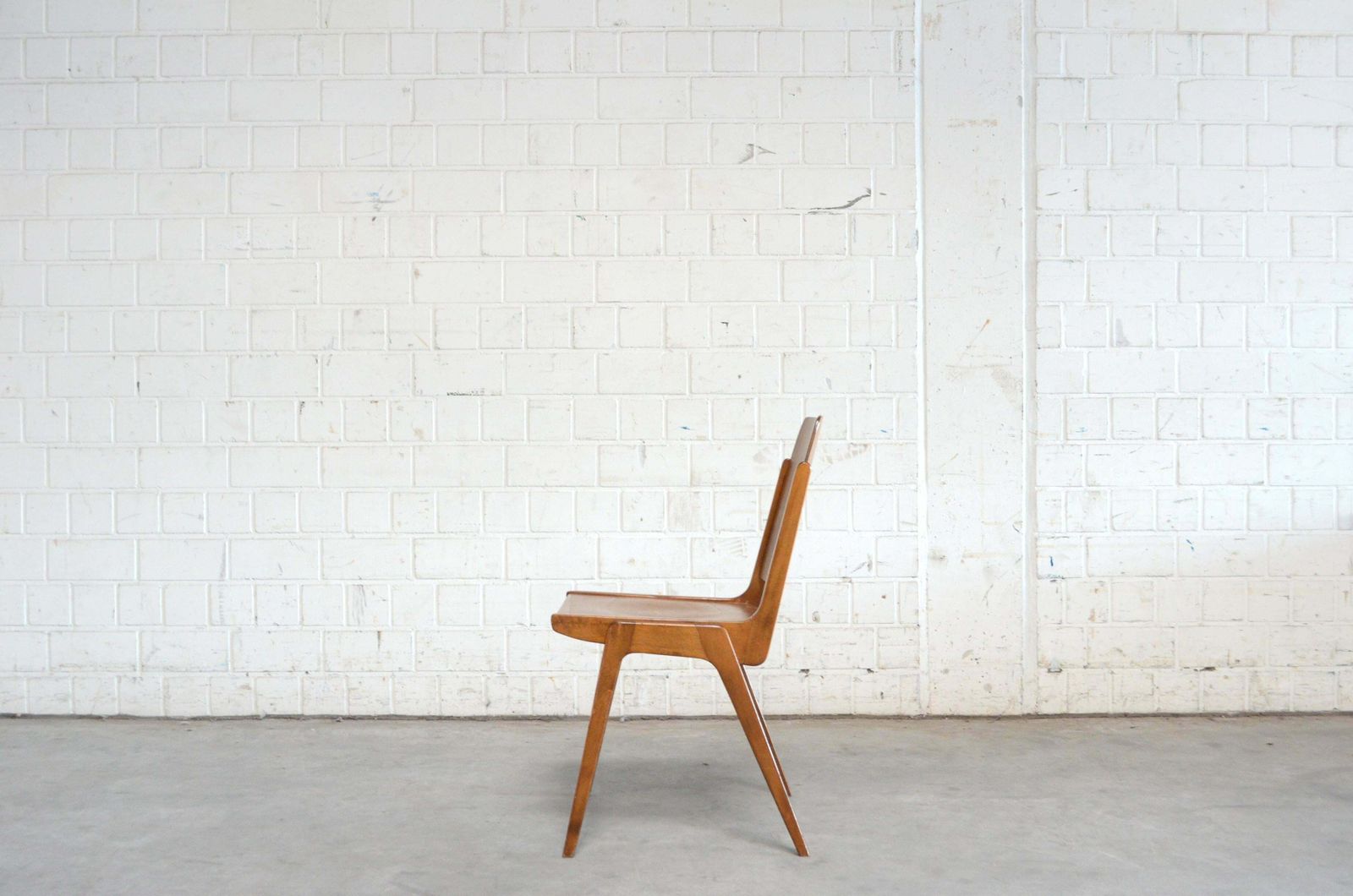 photo for sale 4 Set Of Original Austro Chairs By Franz Schuster For Wiesner Hager Austria 1959