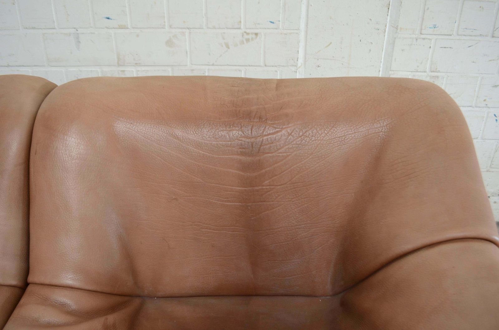 De Sede Ds 46 Loveseat Neck Leather Sofa Modul Brown photo Furniture